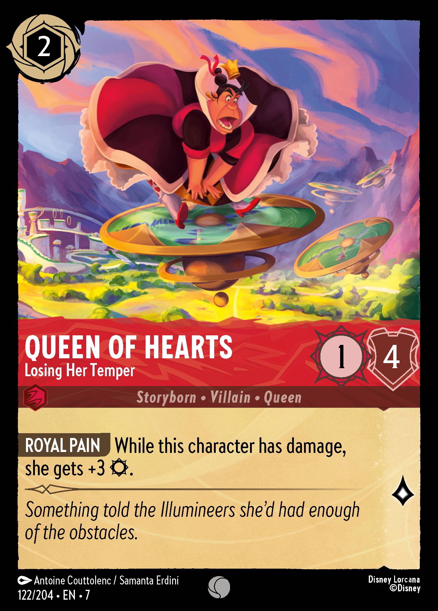 Queen of Hearts - Losing Her Temper (English)