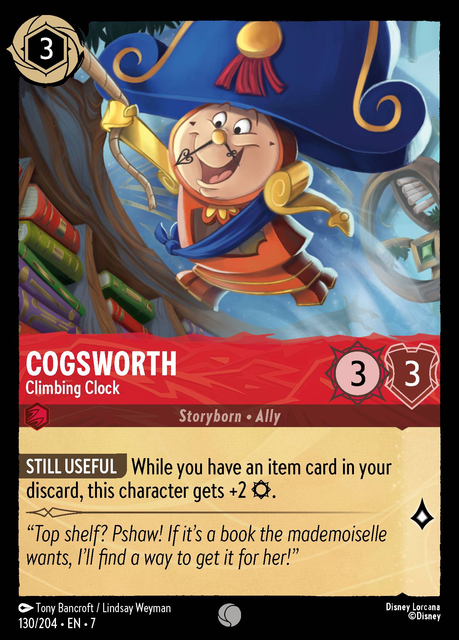 Cogsworth - Climbing Clock (English)