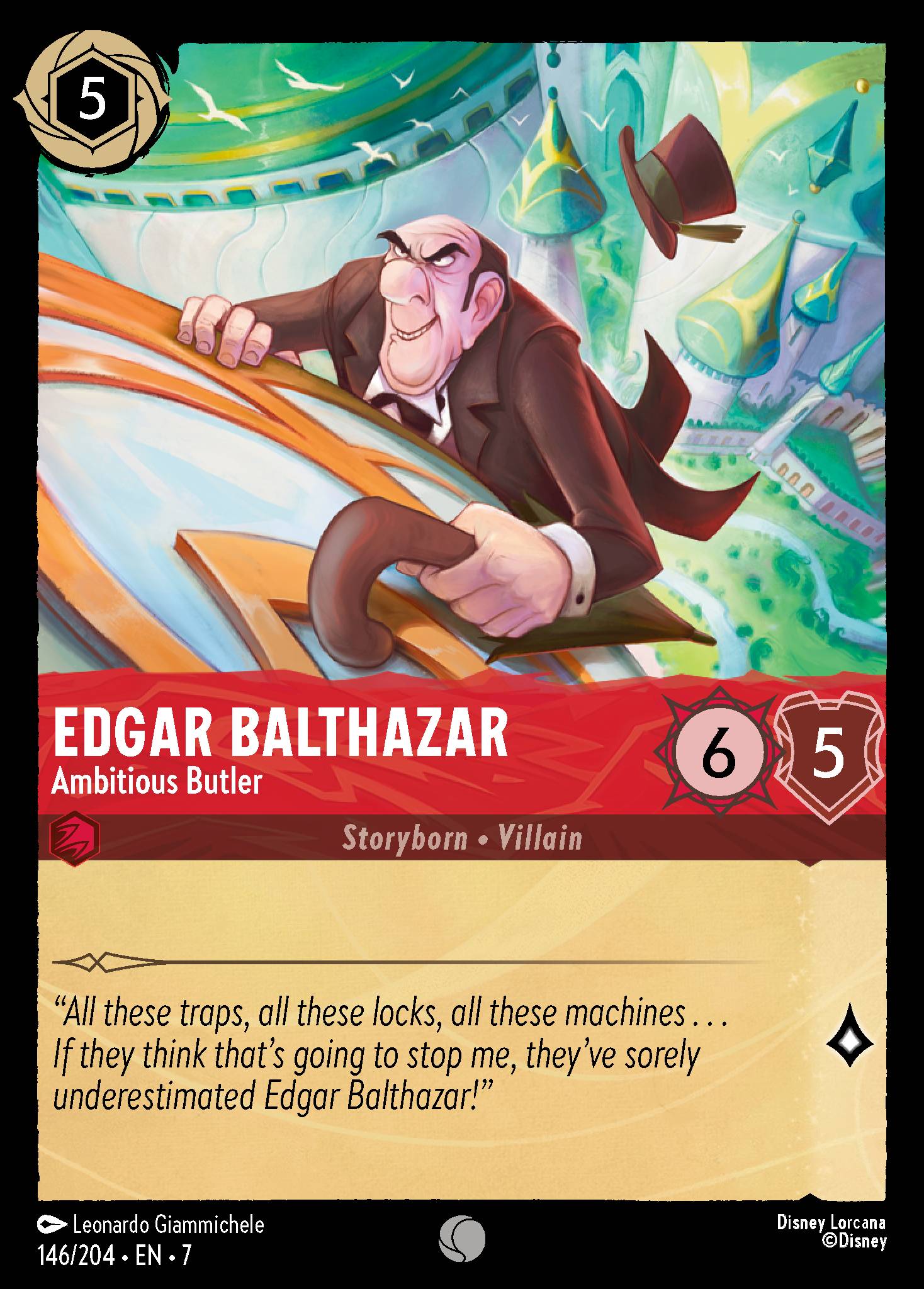 Edgar Balthazar - Ambitious Butler (English)