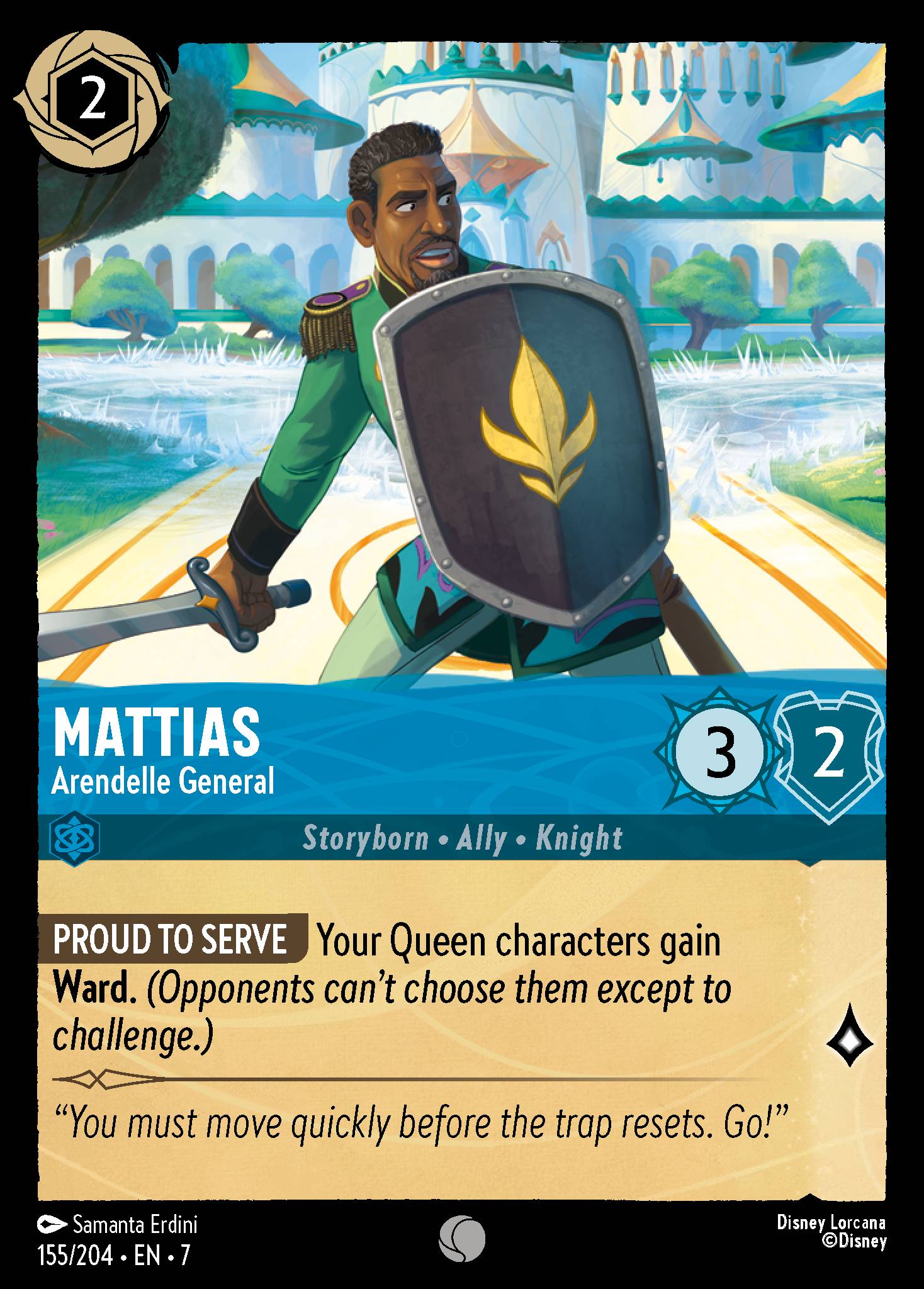 Mattias - Arendelle General (English)