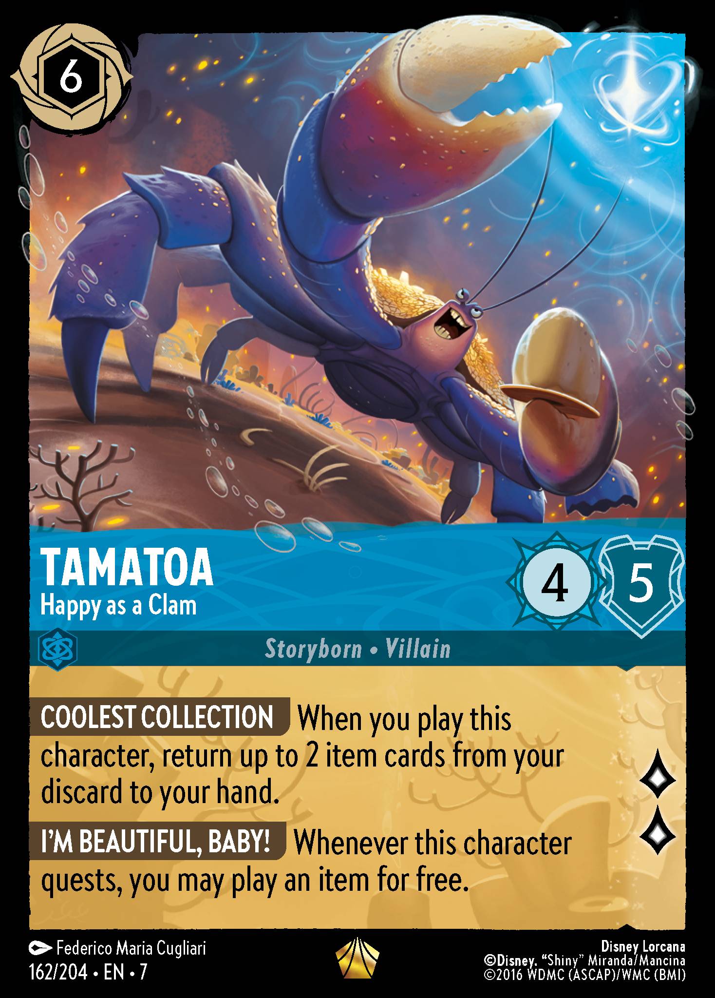 Tamatoa - Happy as a Clam (Legendary) (English)