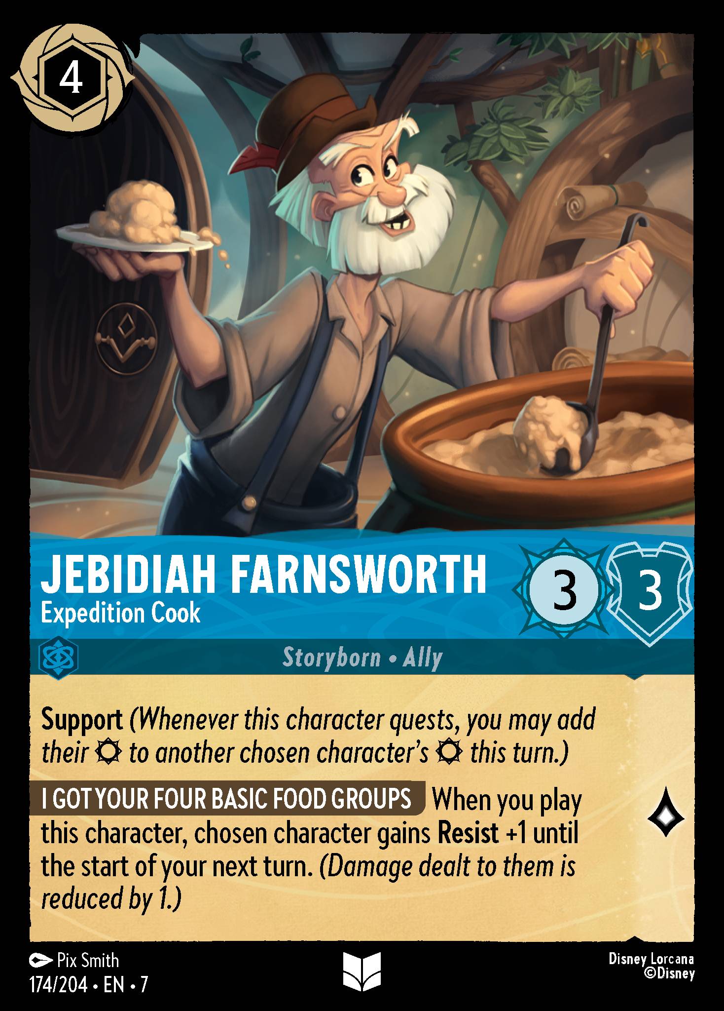 Jebidiah Farnsworth - Expedition Cook (English)