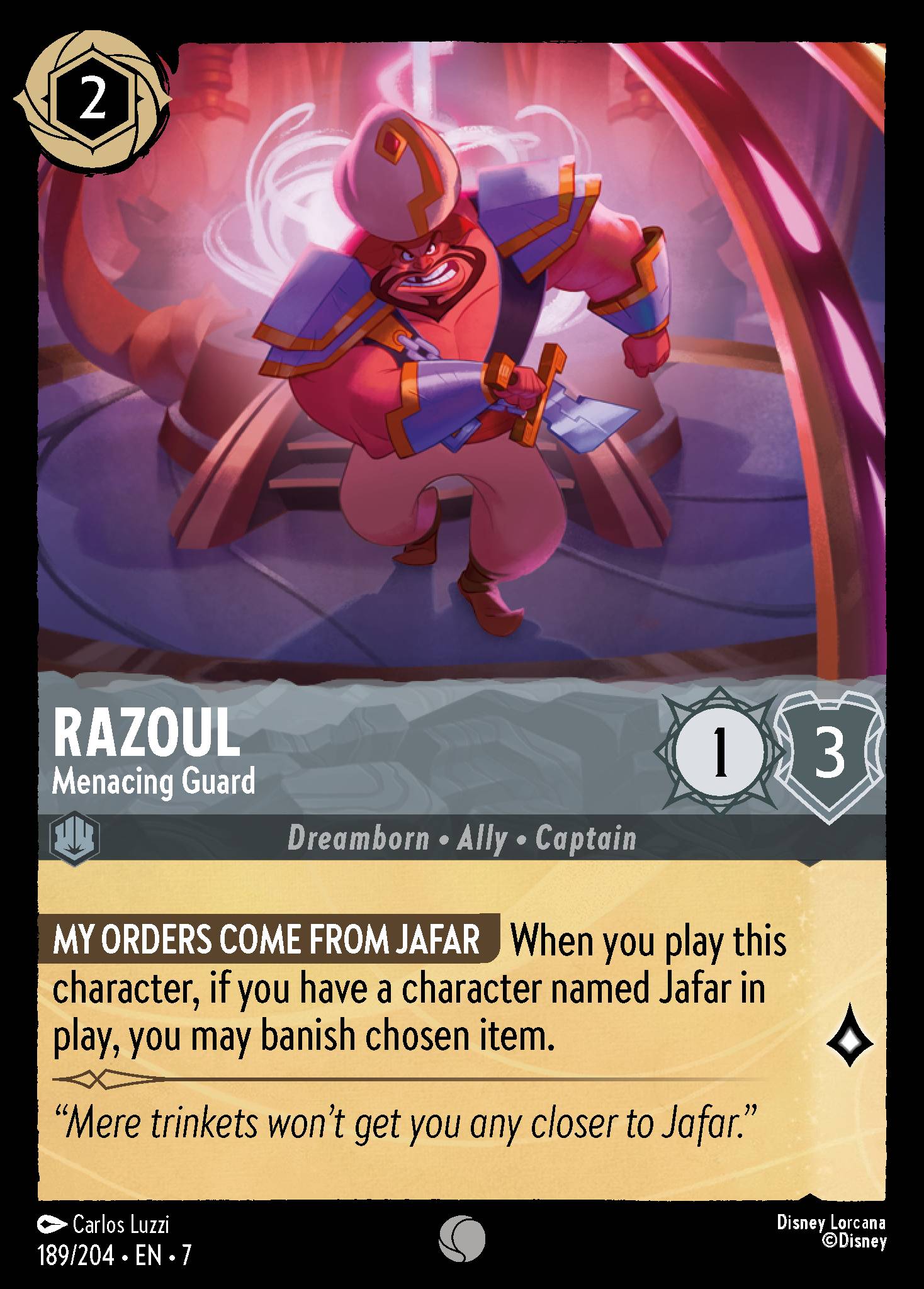 Razoul - Menacing Guard (English)