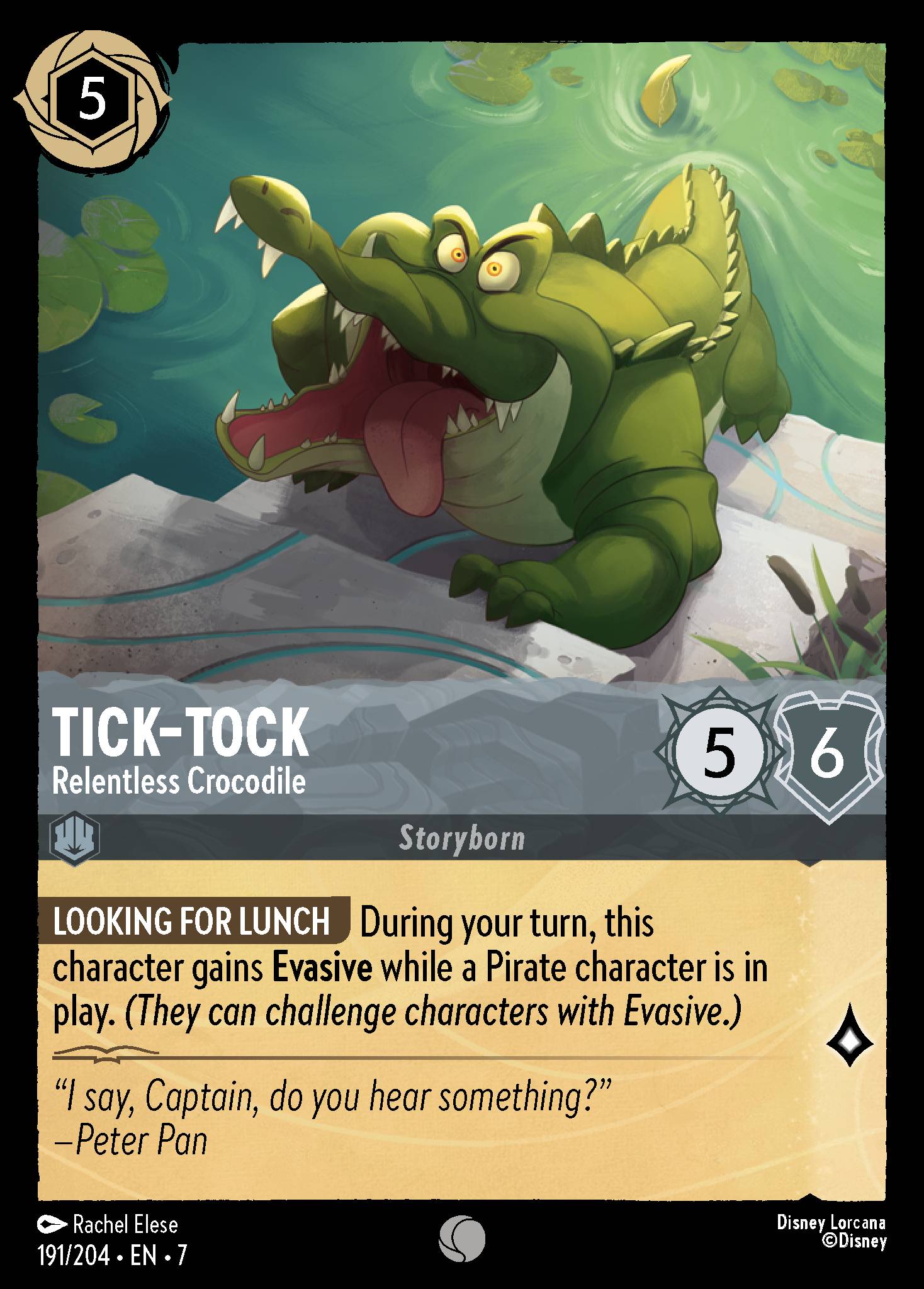 Tick-Tock - Relentless Crocodile (English)