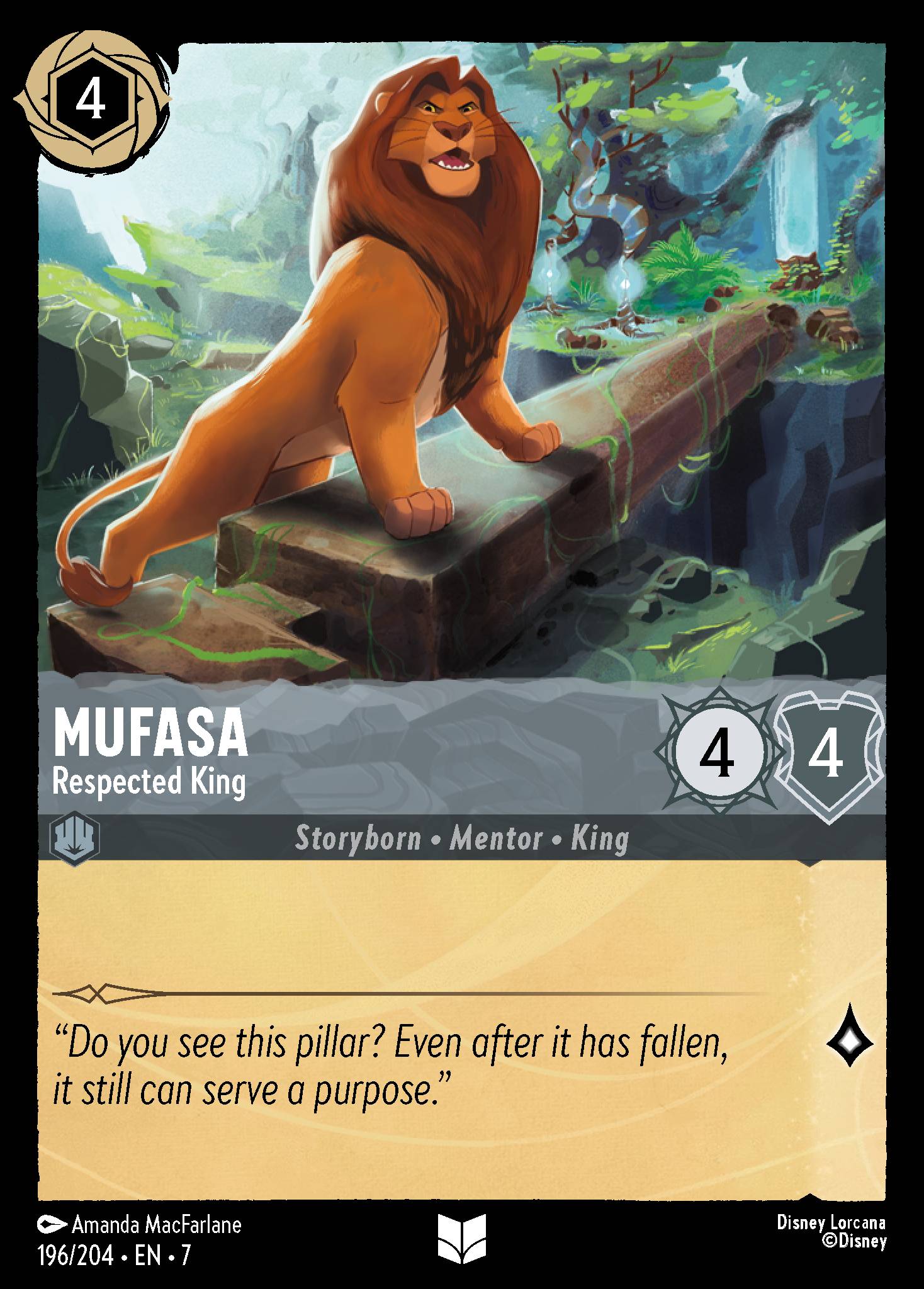 Mufasa - Respected King (English)