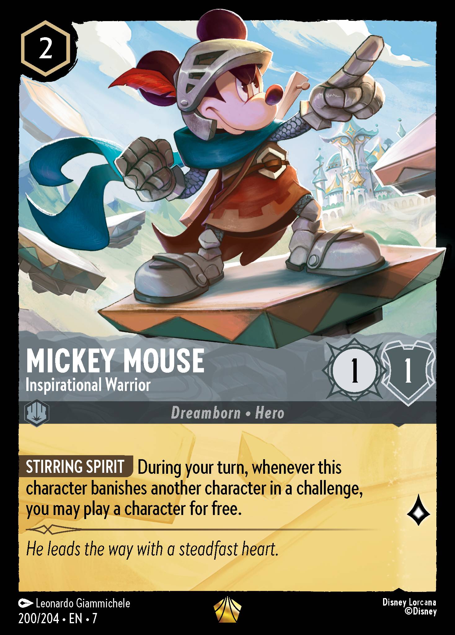 Mickey Mouse - Inspirational Warrior (Legendary) (English)
