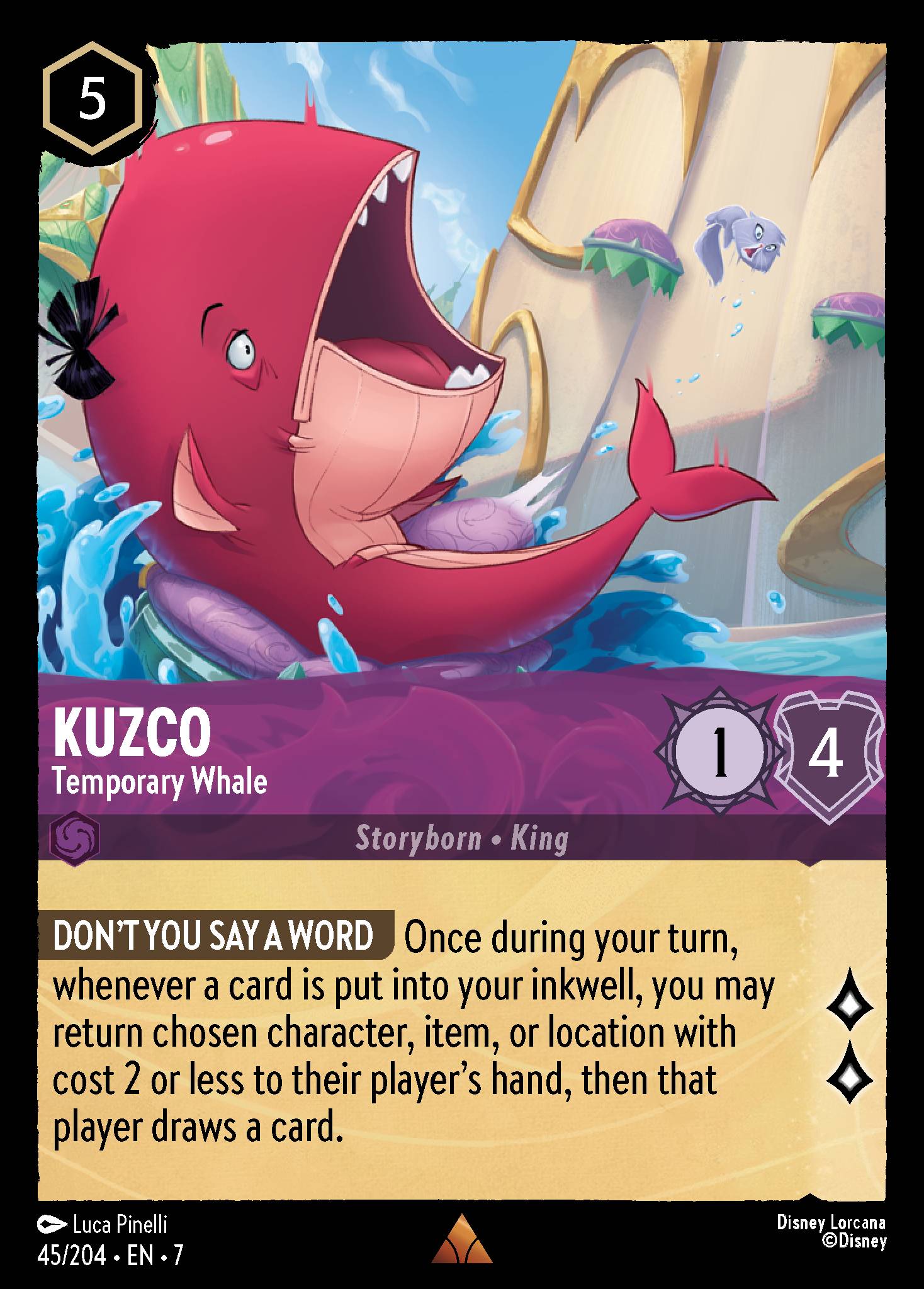 Kuzco - Temporary Whale (English)