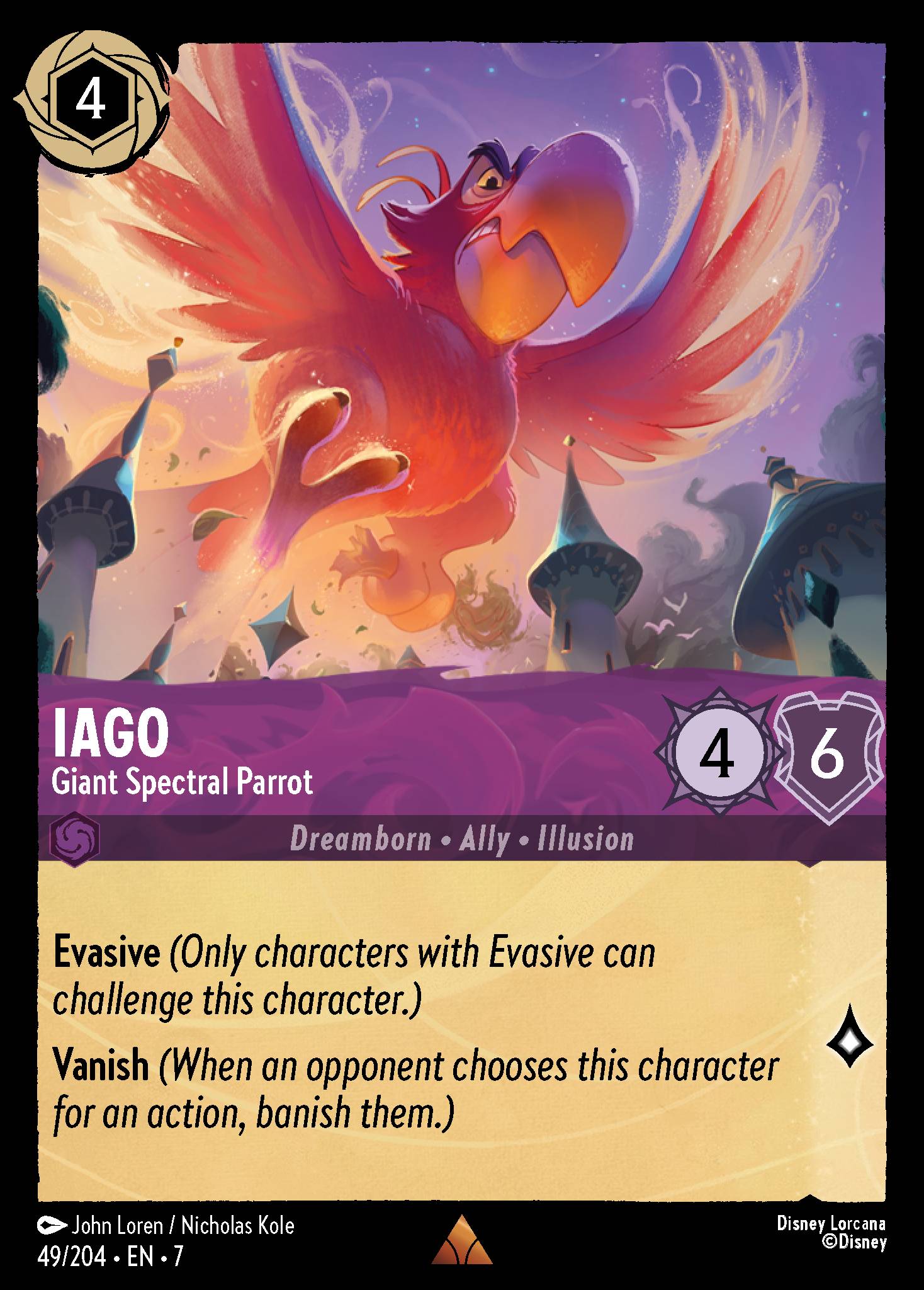 Iago - Giant Spectral Parrot (English)