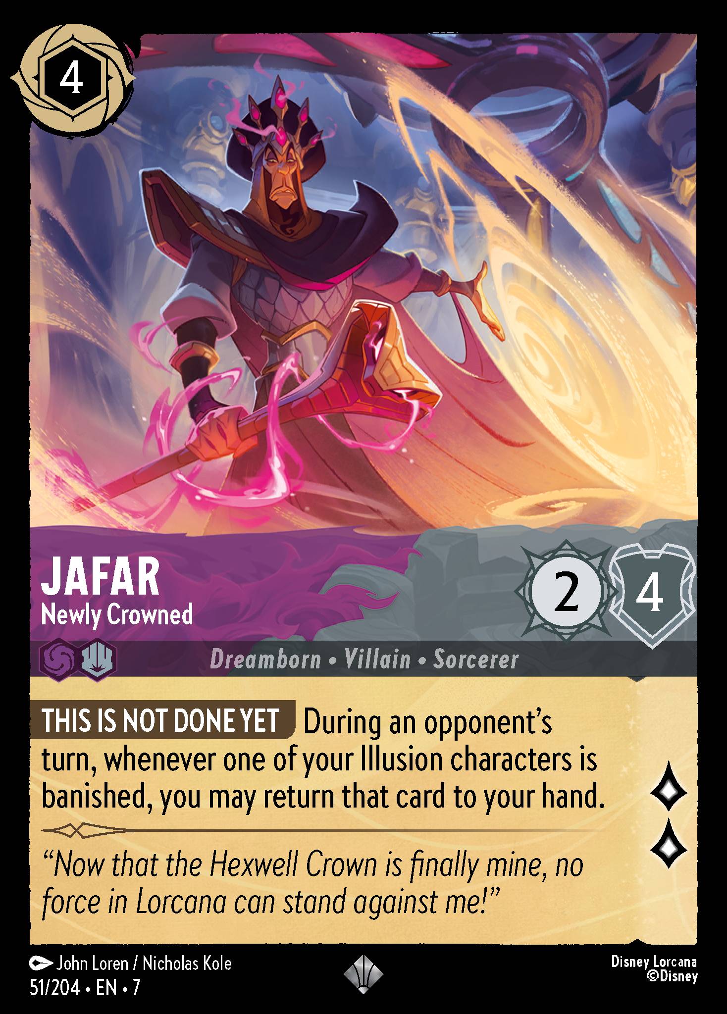 Jafar - Newly Crowned (English)