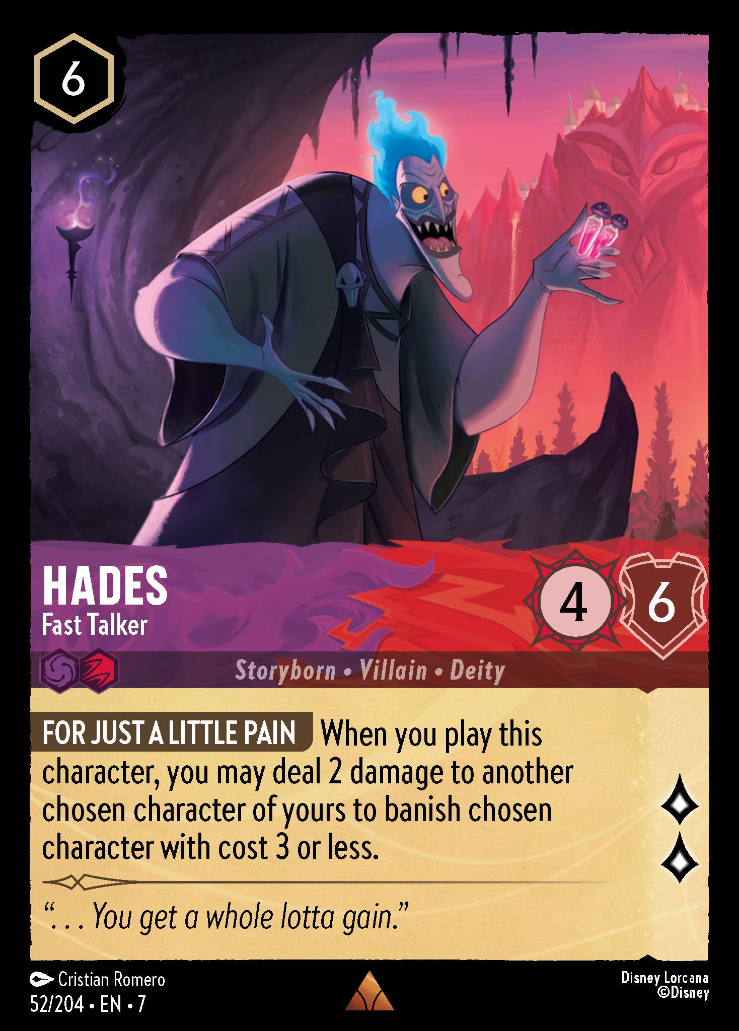 Hades - Fast Talker (English)