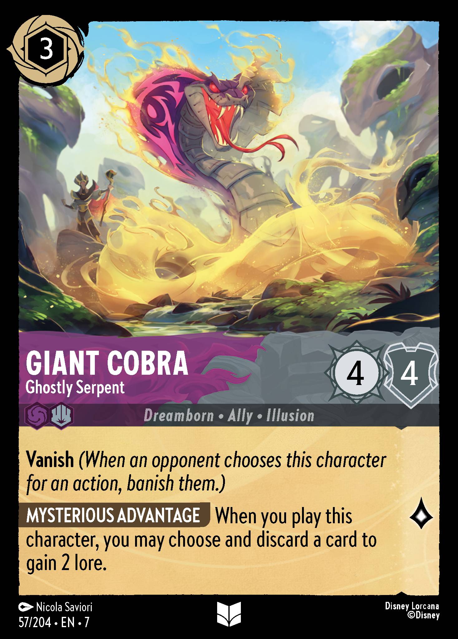 Giant Cobra - Ghostly Serpent (English)