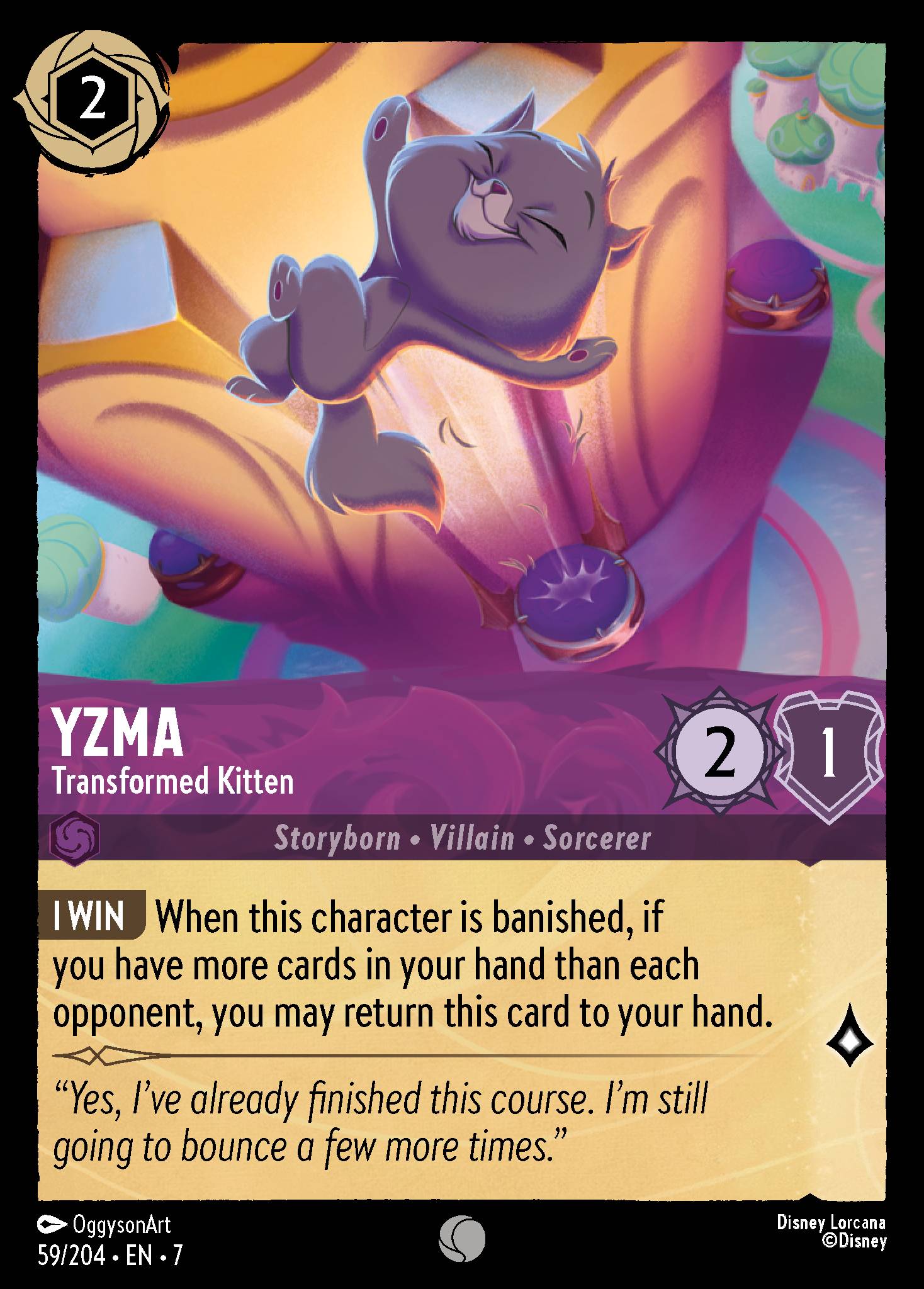 Yzma - Transformed Kitten (English)