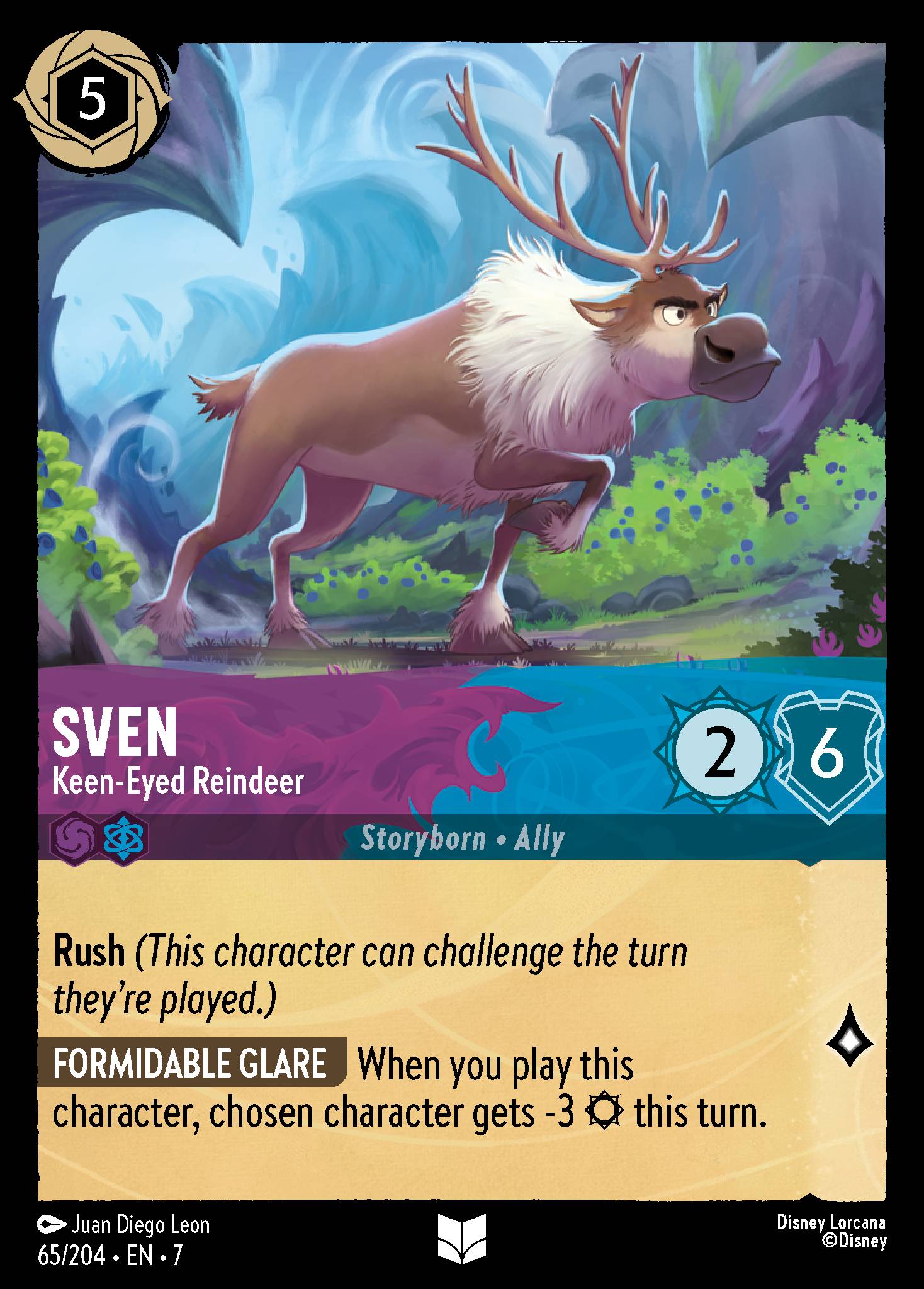 Sven - Keen-Eyed Reindeer (English)