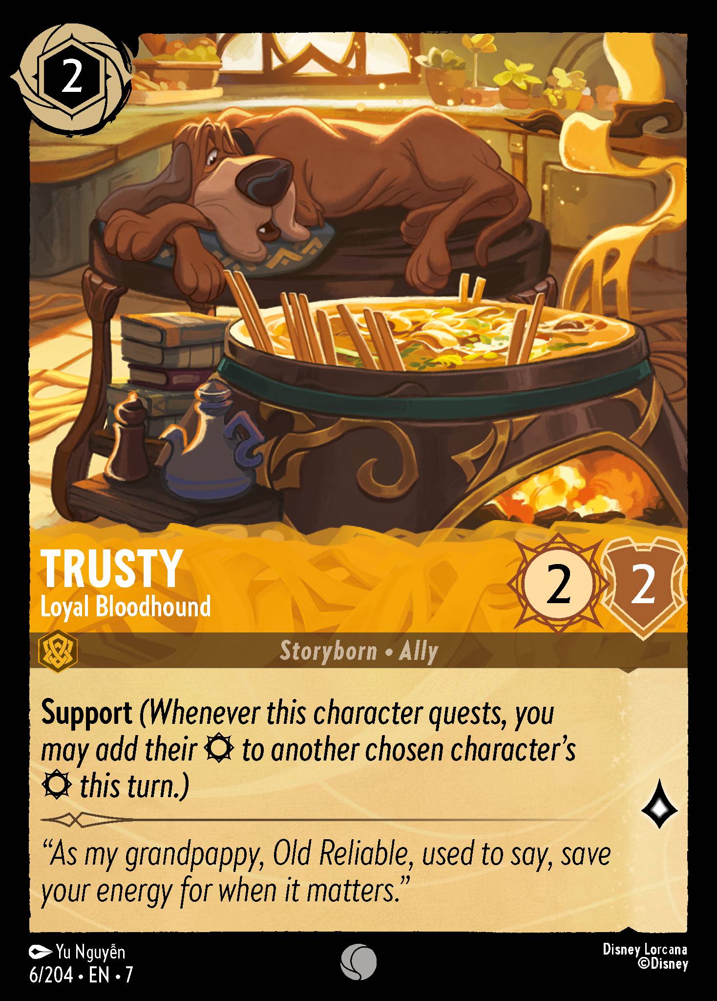 Trusty - Loyal Bloodhound (English)