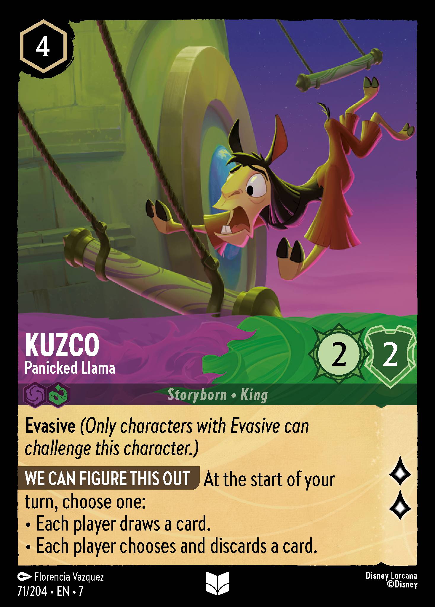 Kuzco - Panicked Llama (English)