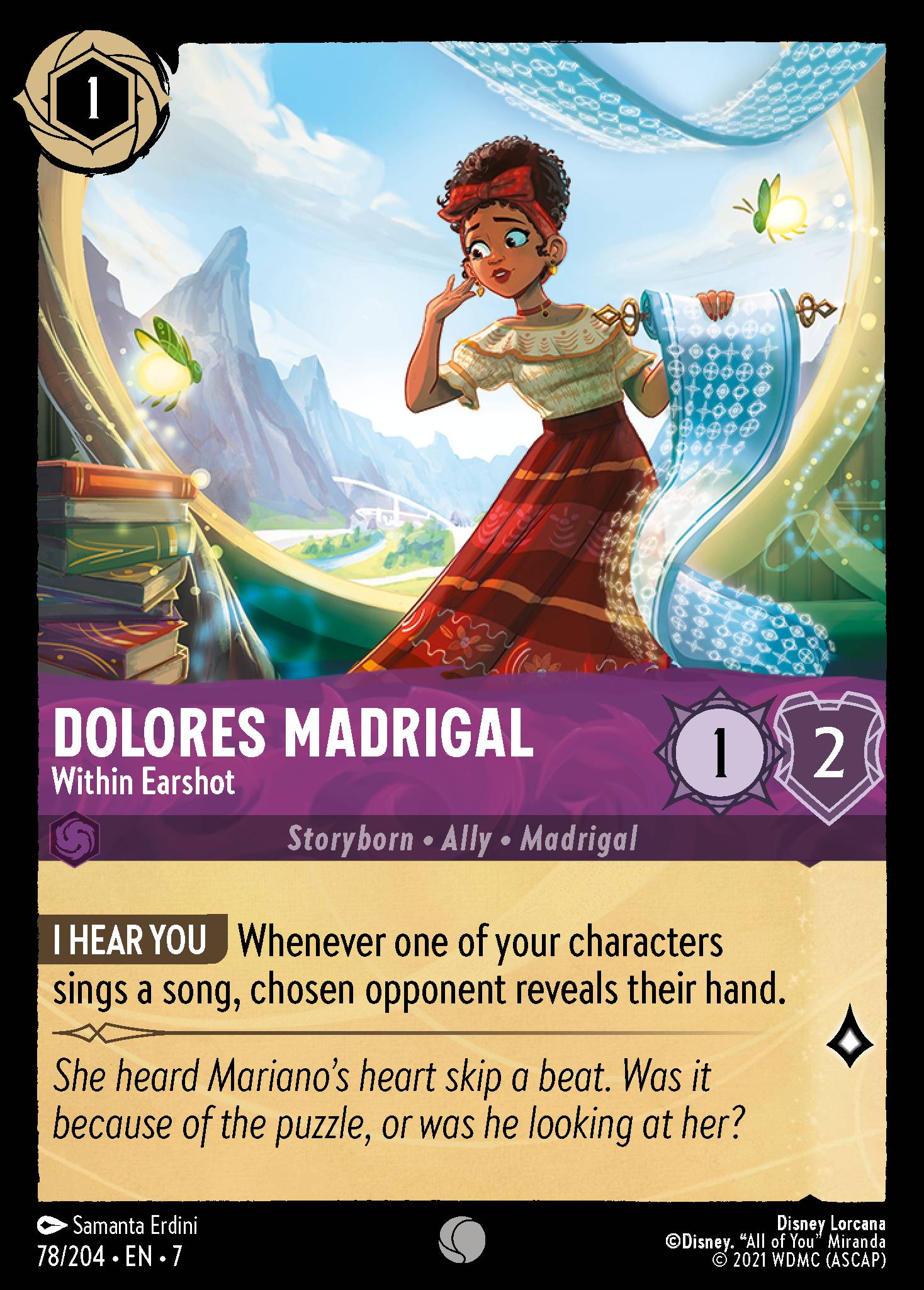 Dolores Madrigal - Within Earshot (English)