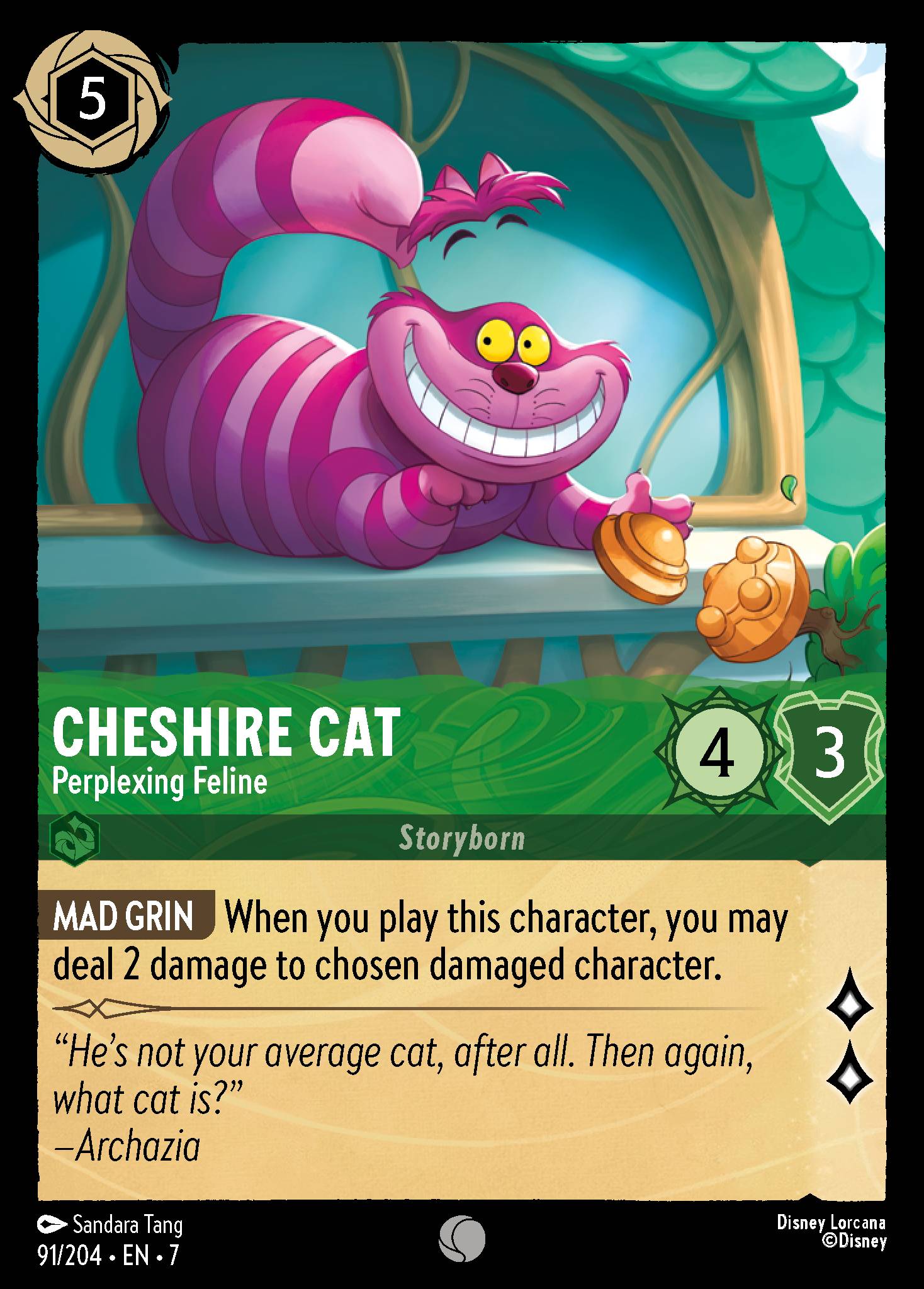 Cheshire Cat - Perplexing Feline (English)
