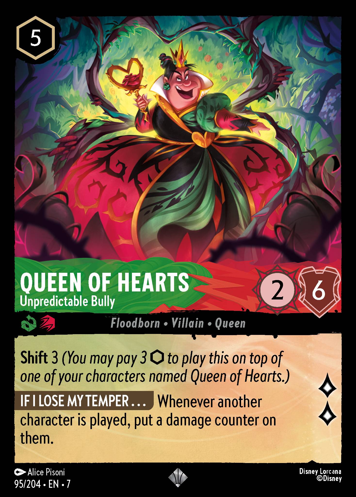 Queen of Hearts - Unpredictable Bully (English)