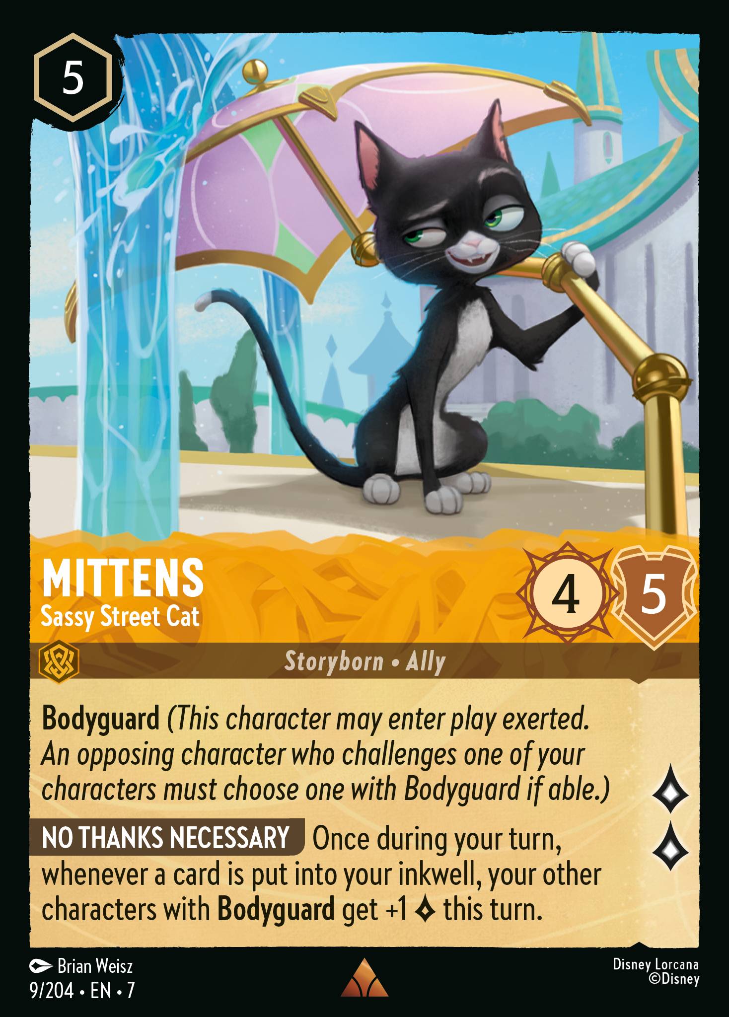 Mittens - Sassy Street Cat (English)