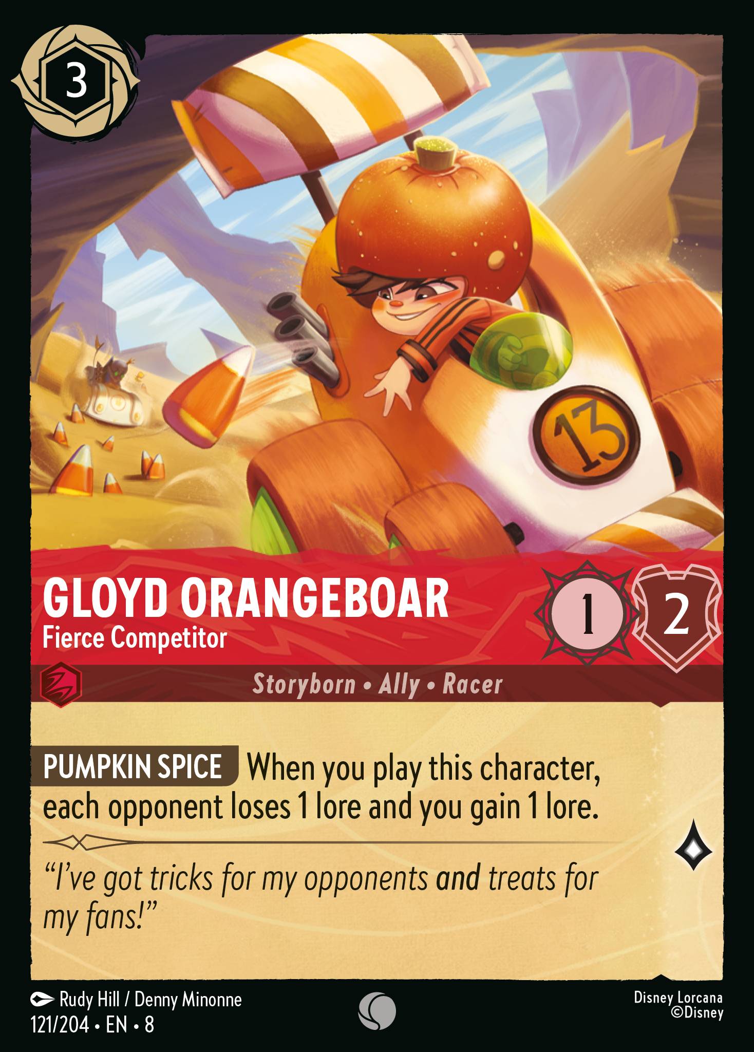 Gloyd Orangeboar - Fierce Competitor (English)