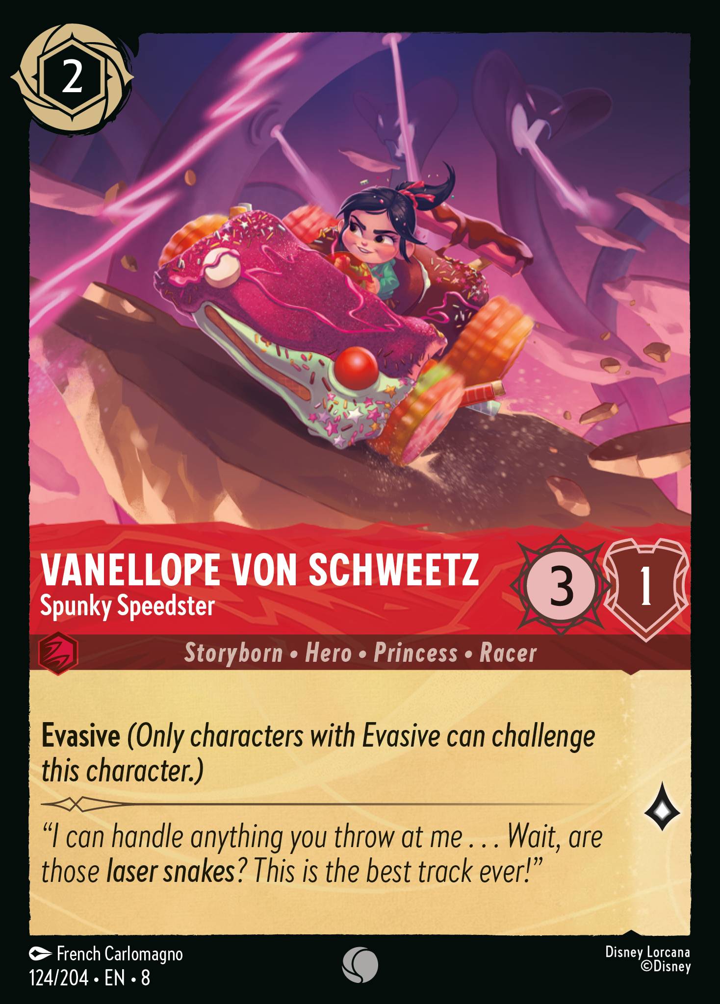 Vanellope von Schweetz - Spunky Speedster (English)