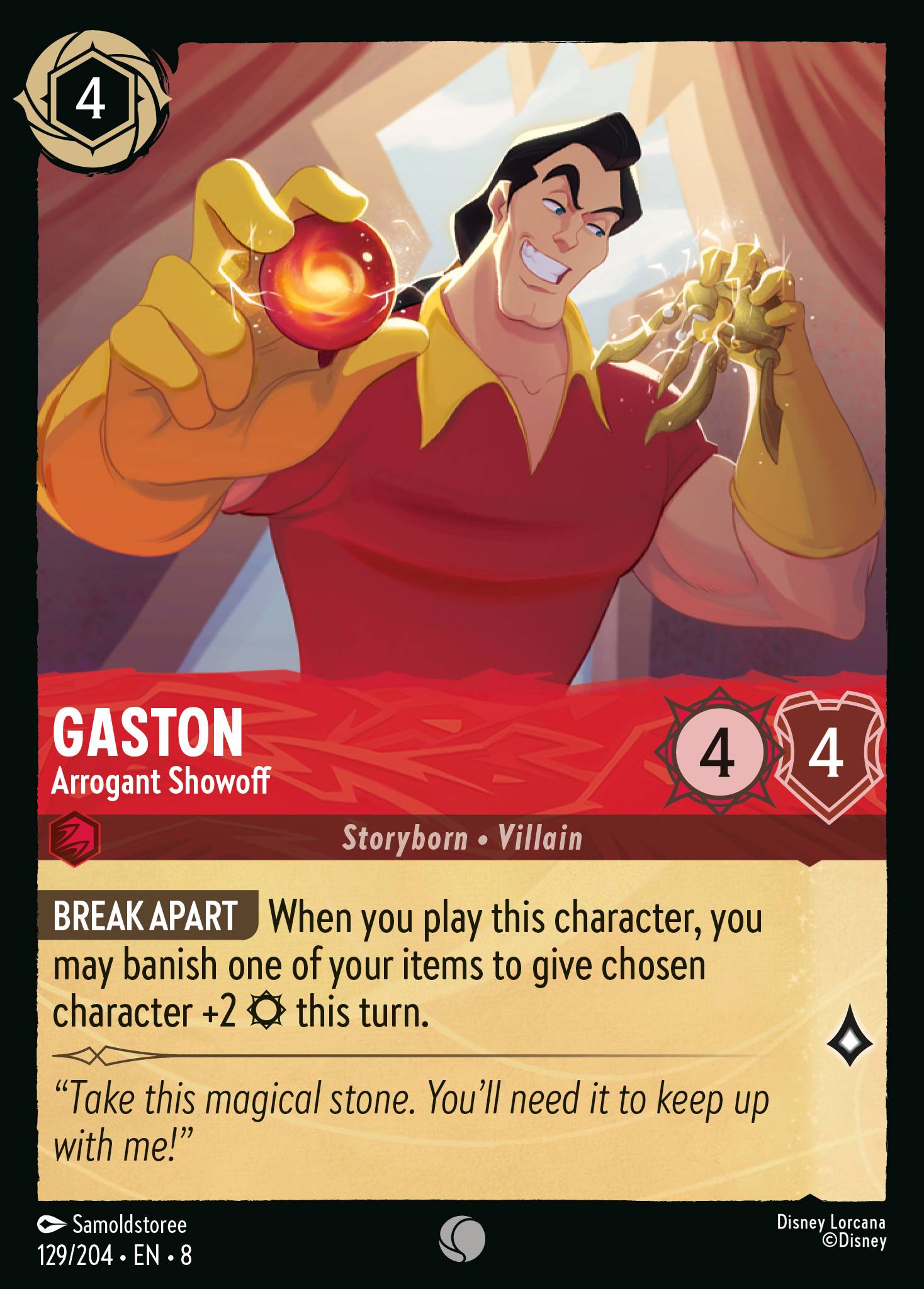 Gaston - Arrogant Showoff (English)