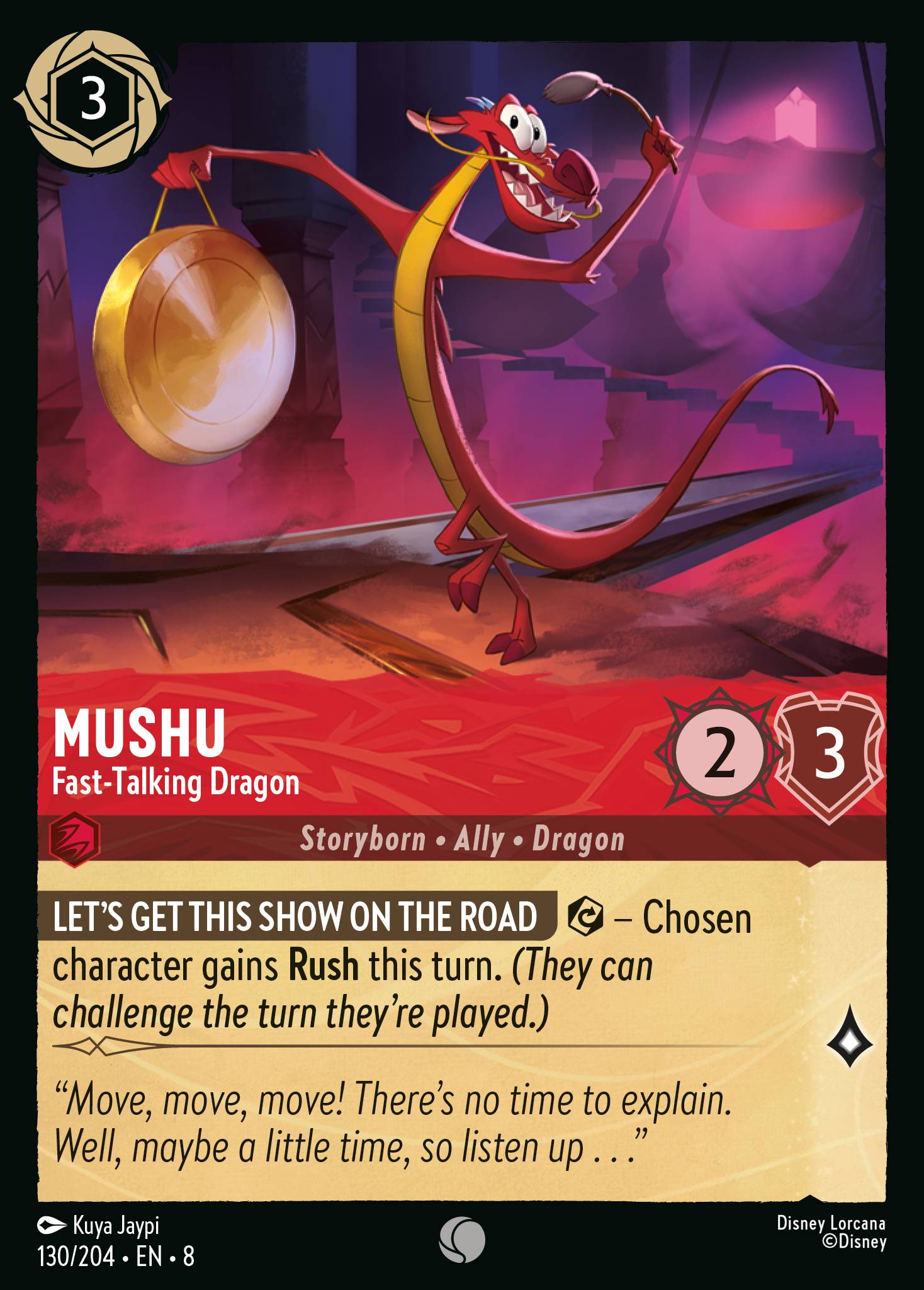 Mushu - Fast-Talking Dragon (English)