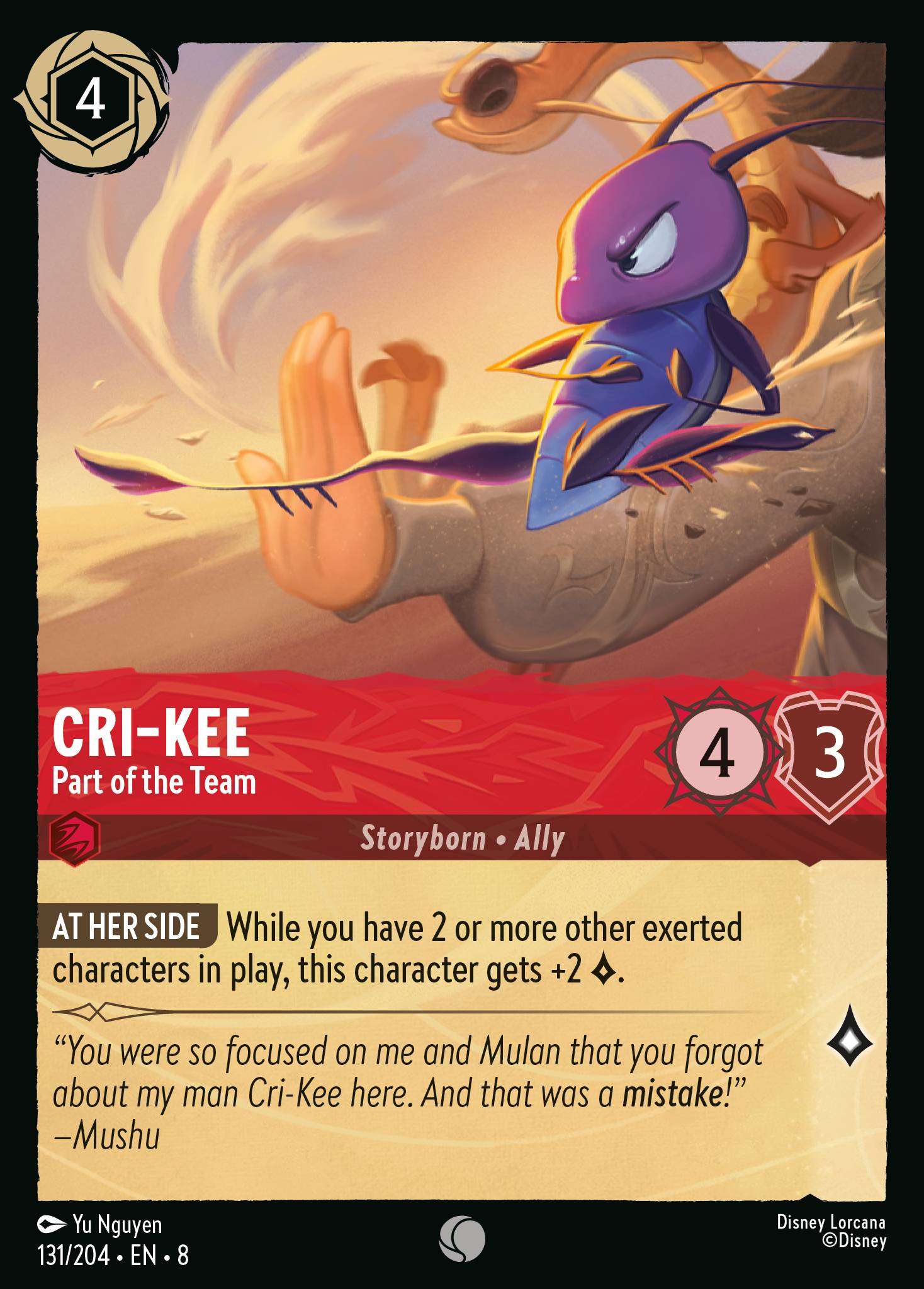 Cri-Kee - Part of the Team (English)