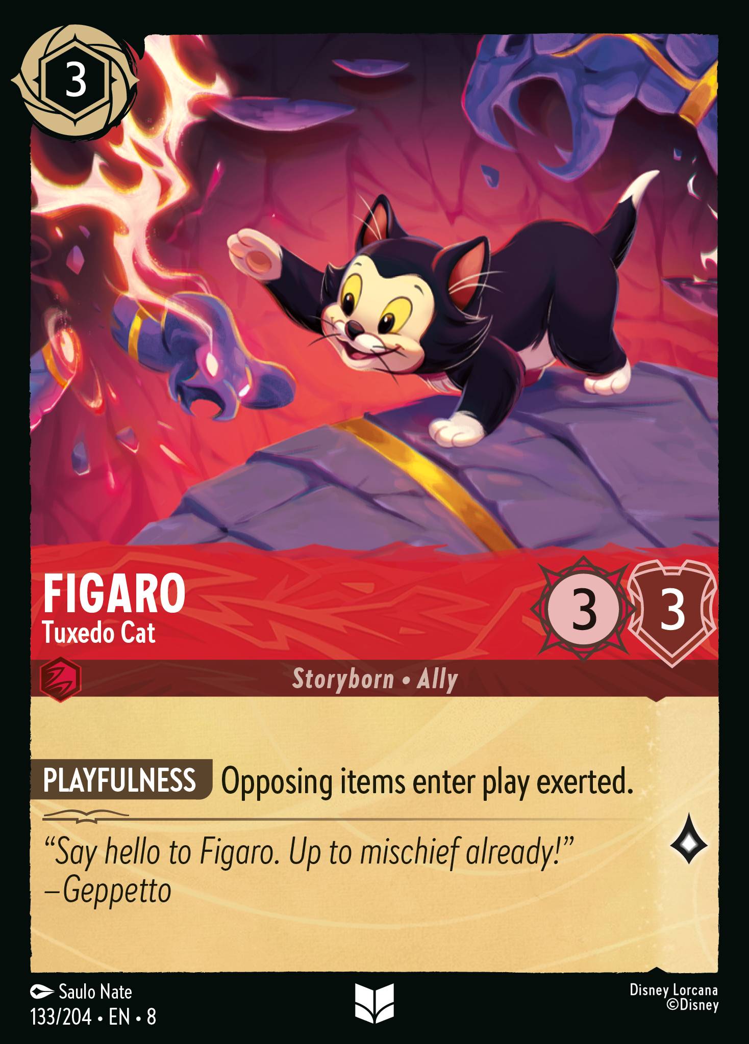 Figaro - Tuxedo Cat (English)
