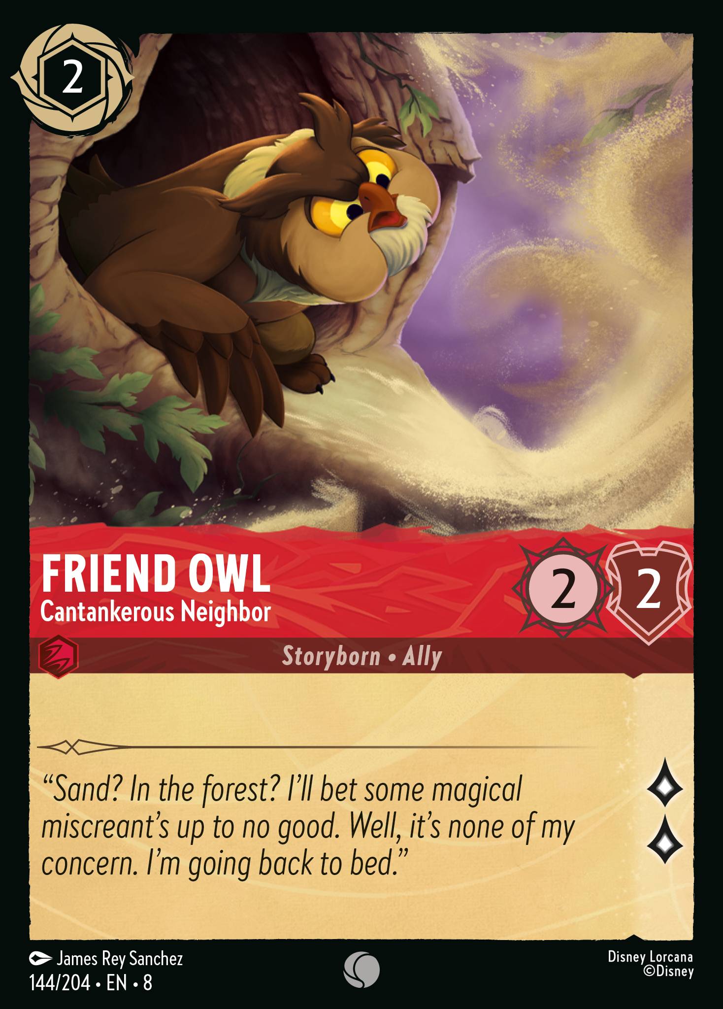 Friend Owl - Cantankerous Neighbor (English)