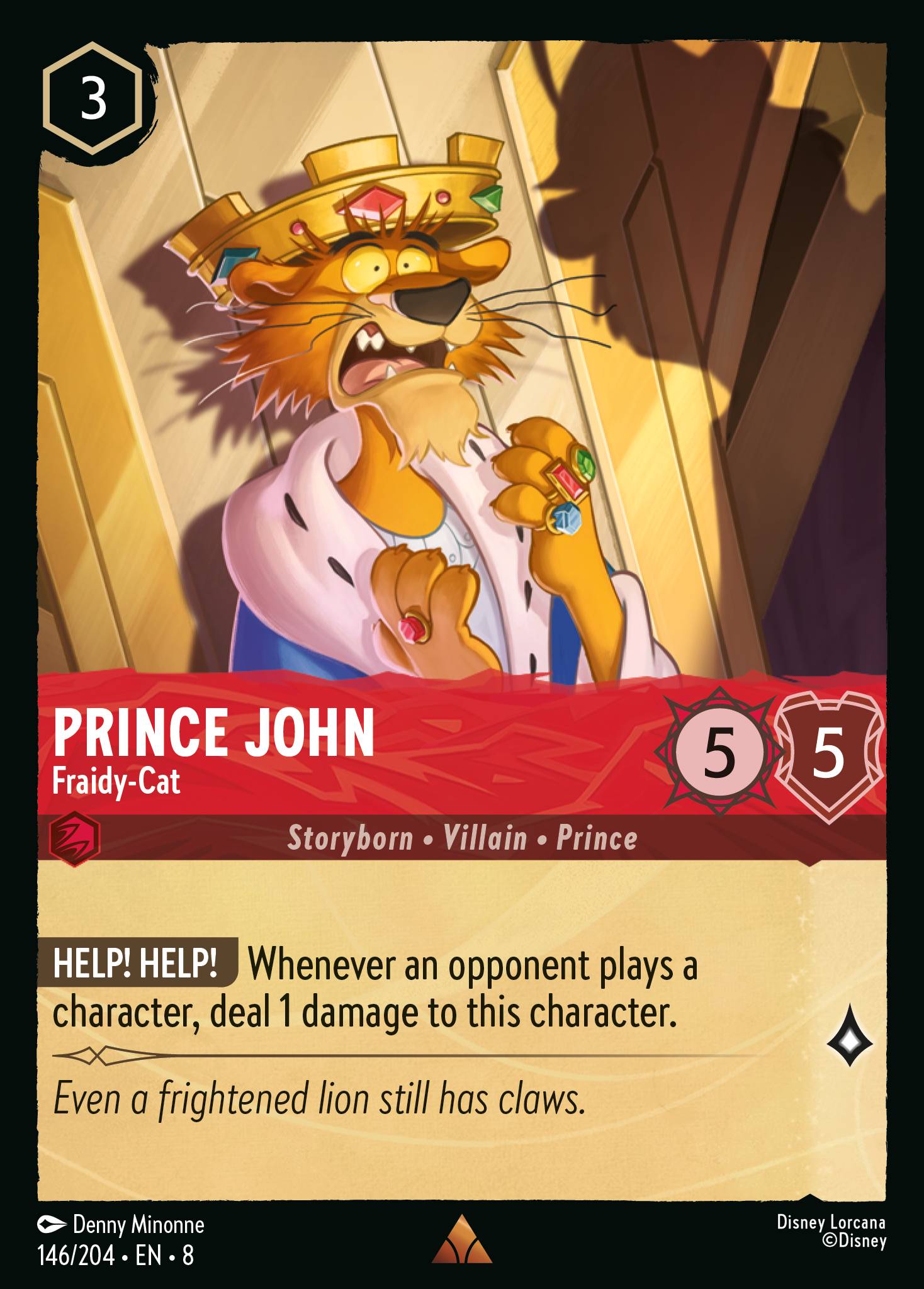 Prince John - Fraidy-Cat (English)