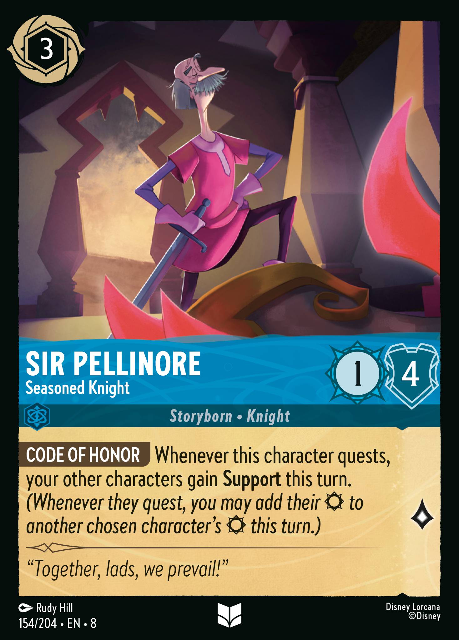 Sir Pellinore - Seasoned Knight (English)