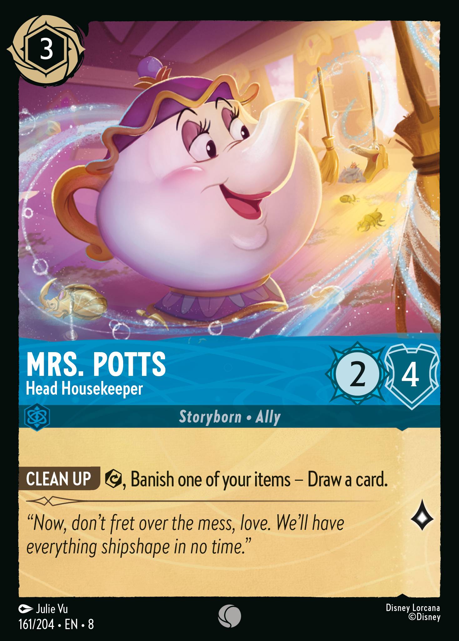 Mrs. Potts - Head Housekeeper (English)