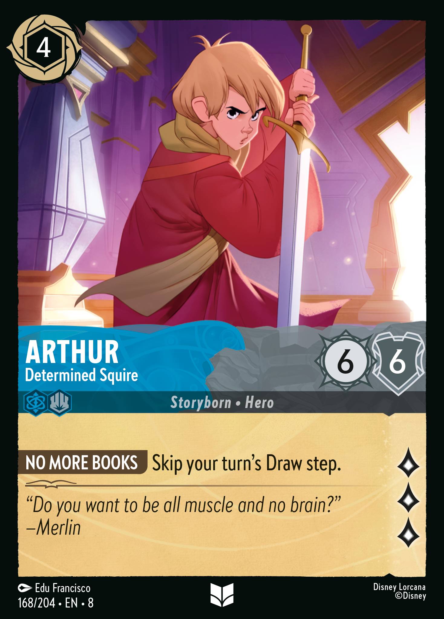 Arthur - Determined Squire (English)