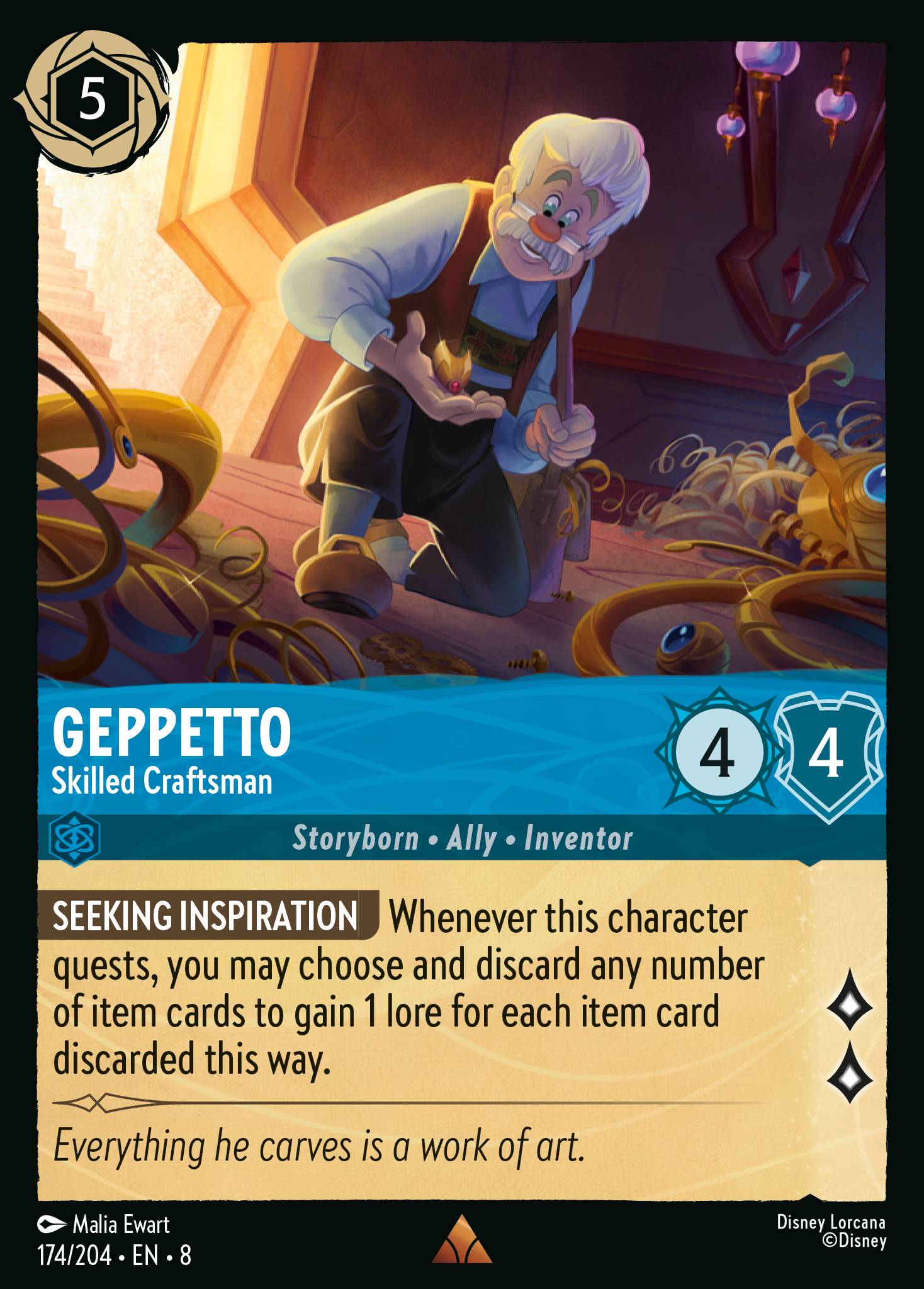 Geppetto - Skilled Craftsman (English)