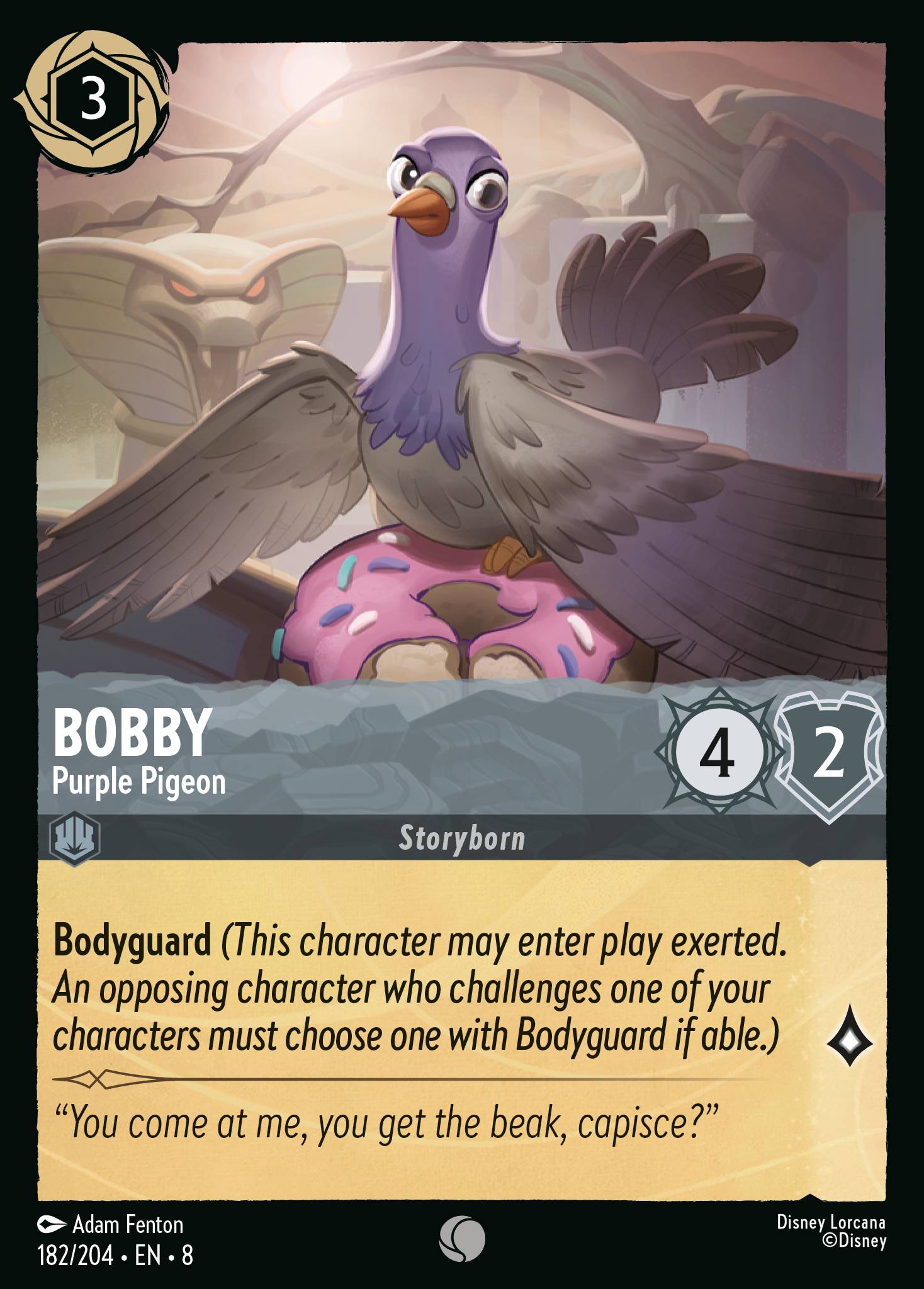 Bobby - Purple Pigeon (English)