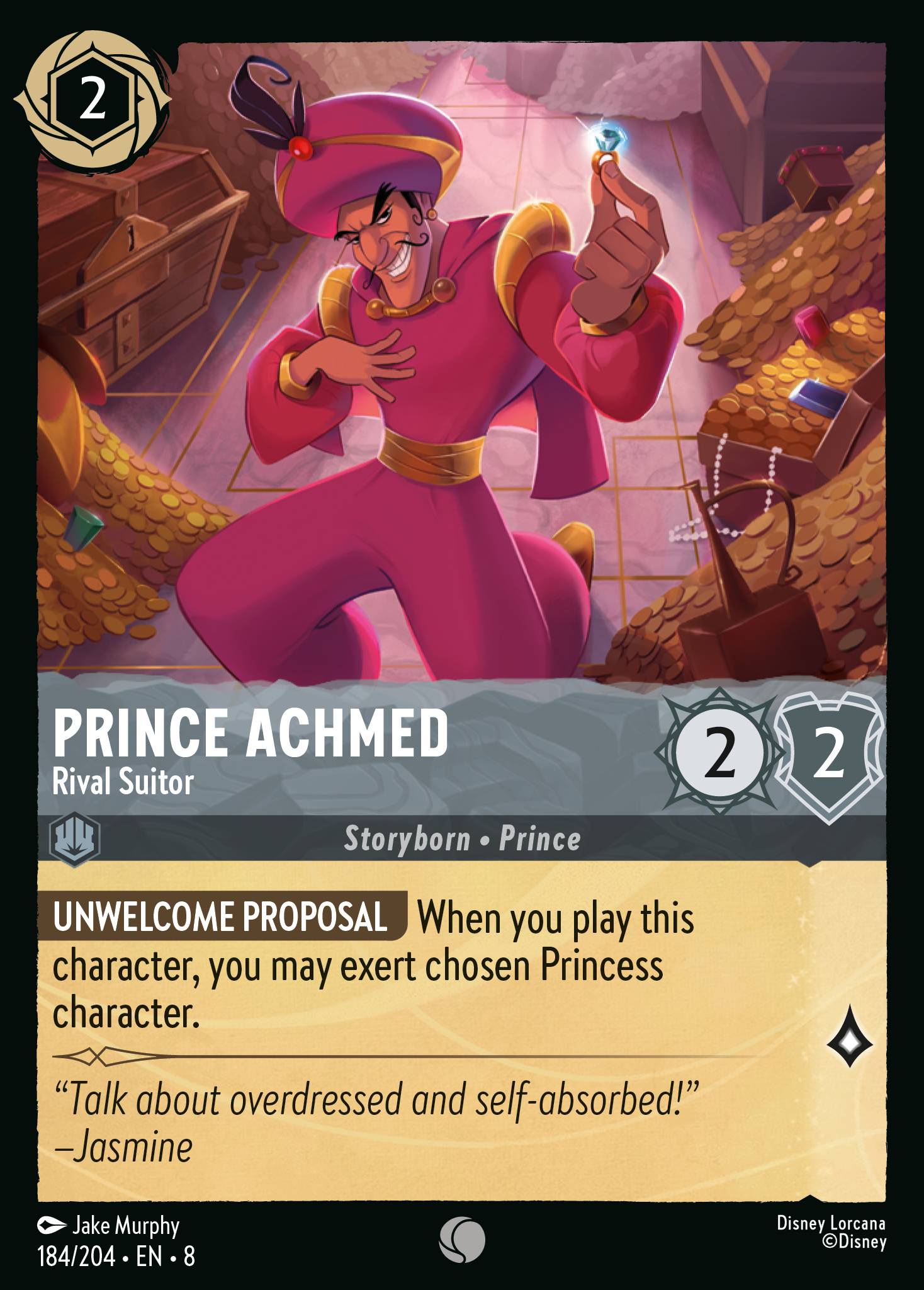 Prince Achmed - Rival Suitor (English)