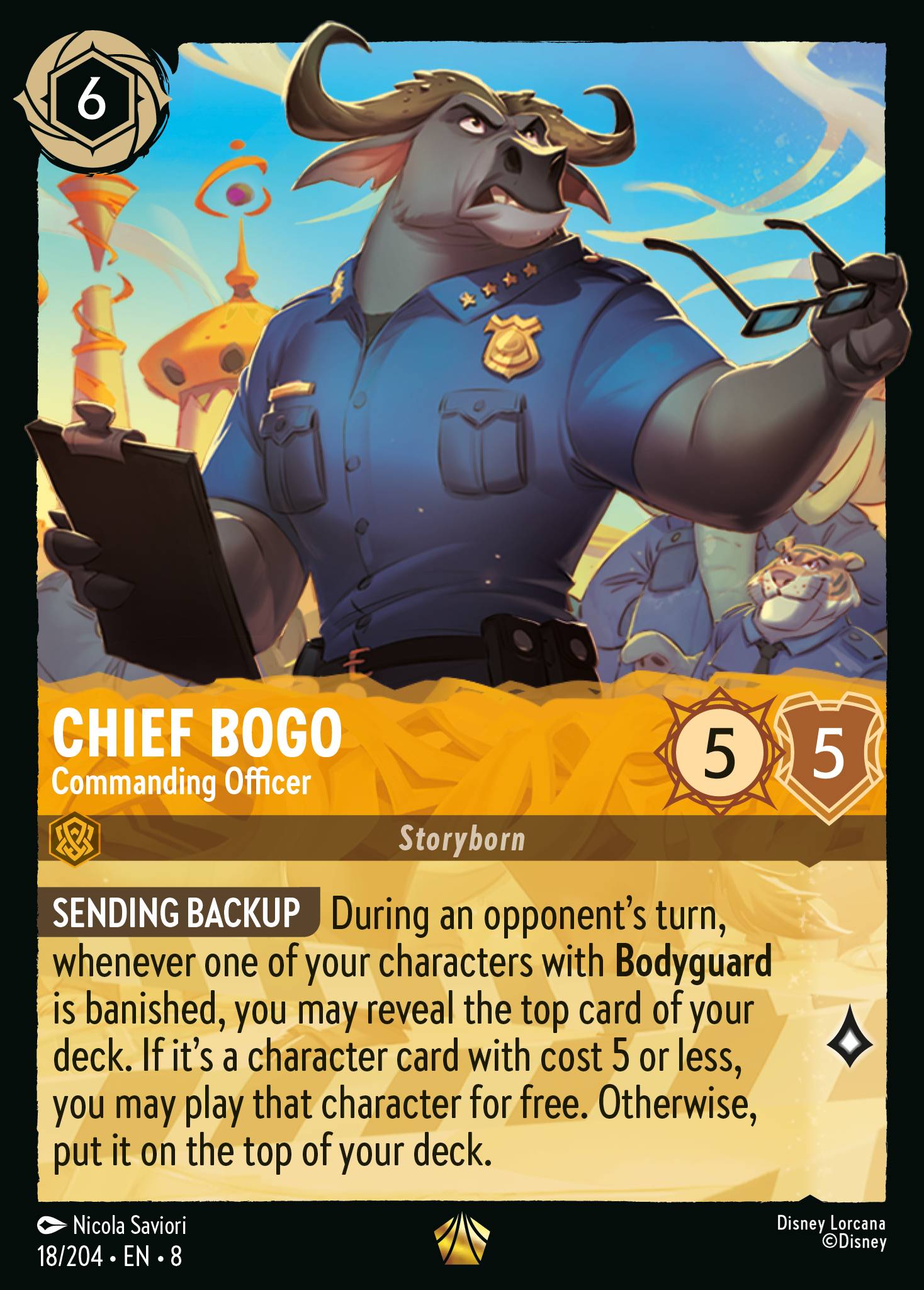 Chief Bogo - Commanding Officer (Legendary) (English)