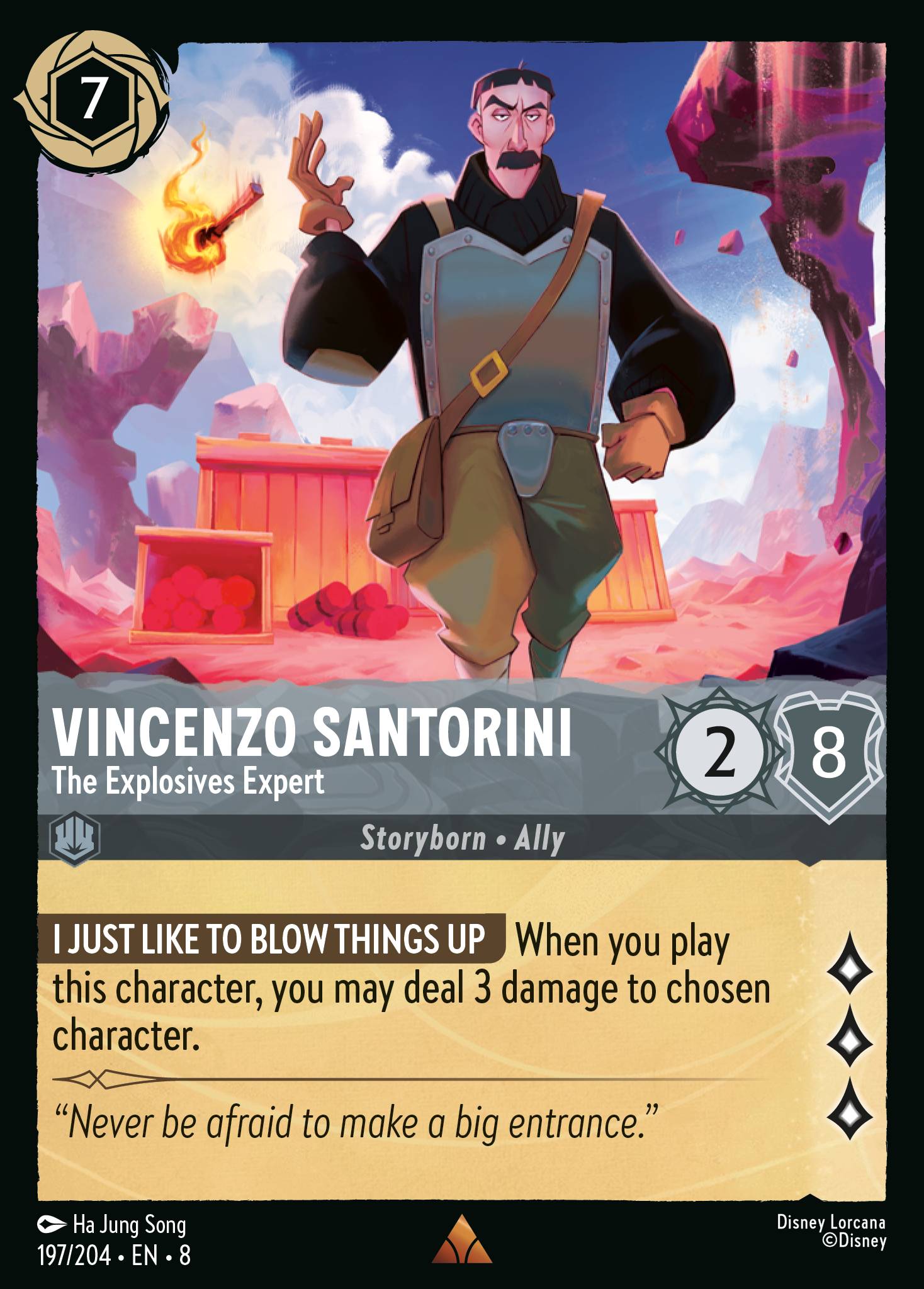 Vincenzo Santorini - The Explosives Expert (English)