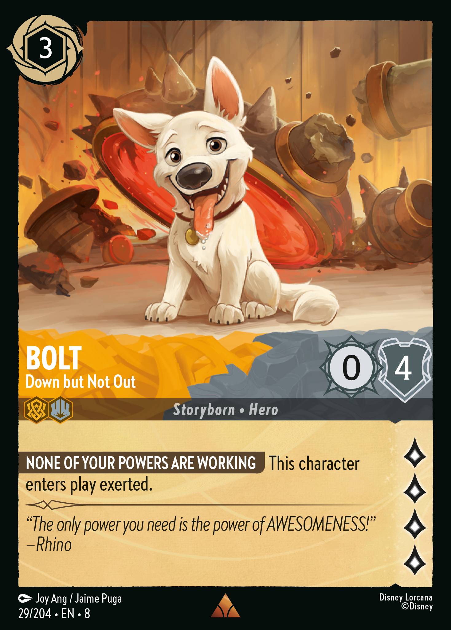 Bolt - Down but Not Out (English)