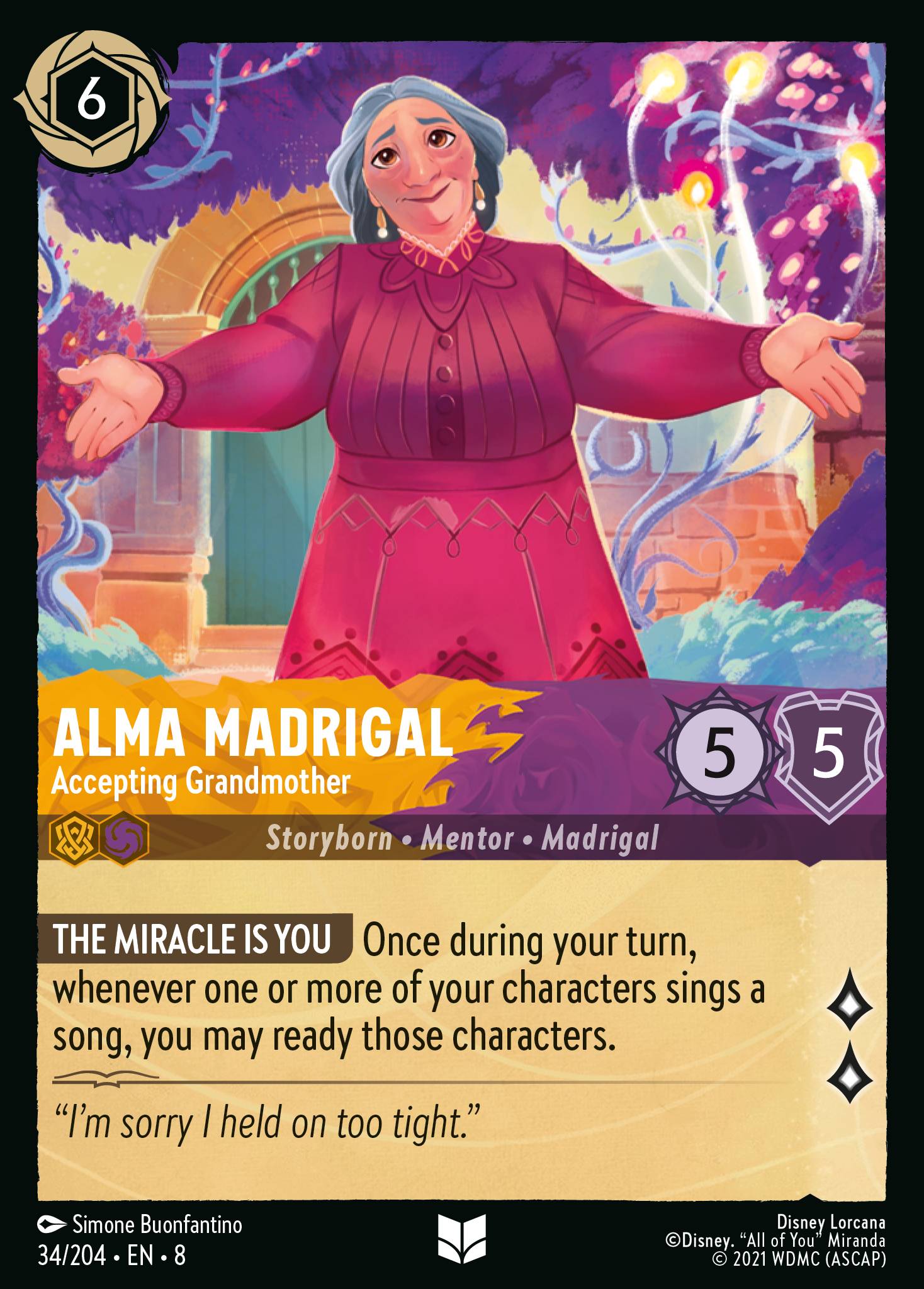 Alma Madrigal - Accepting Grandmother (English)