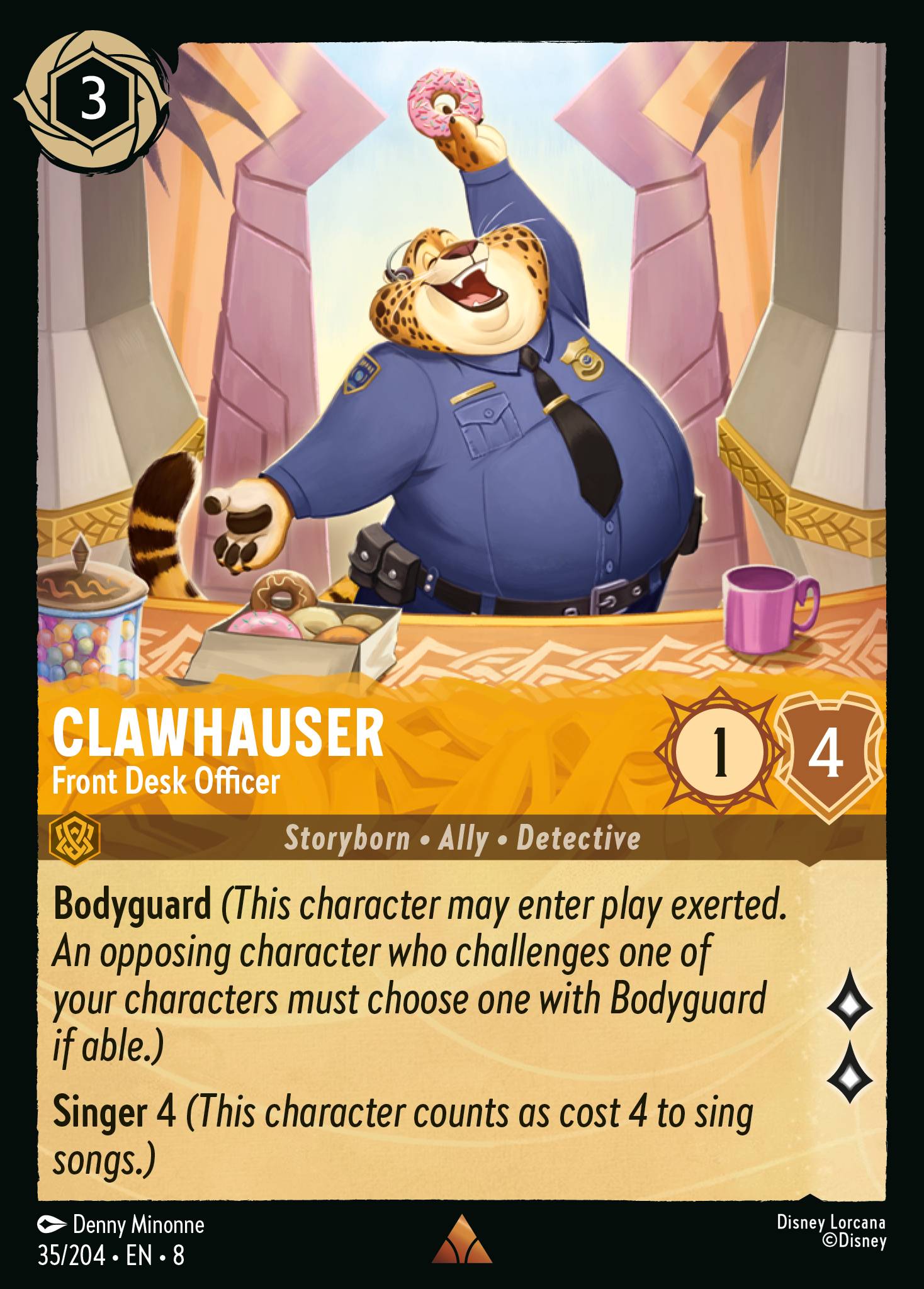 Clawhauser - Front Desk Officer (English)
