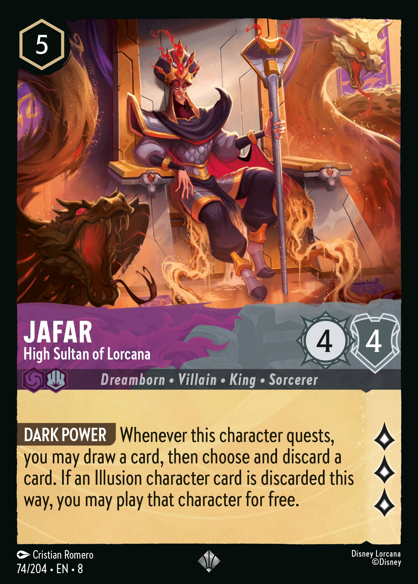 Jafar - High Sultan of Lorcana (English)