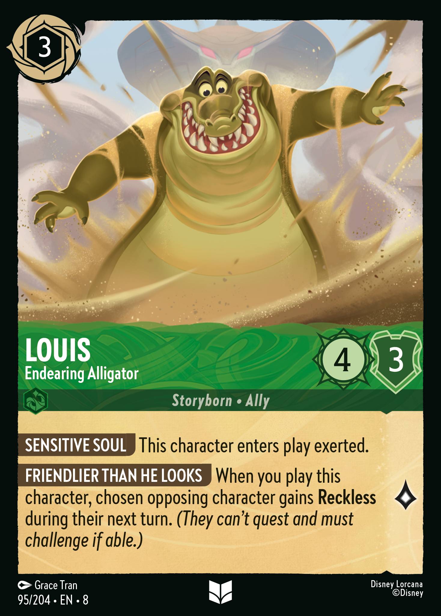 Louis - Endearing Alligator (English)