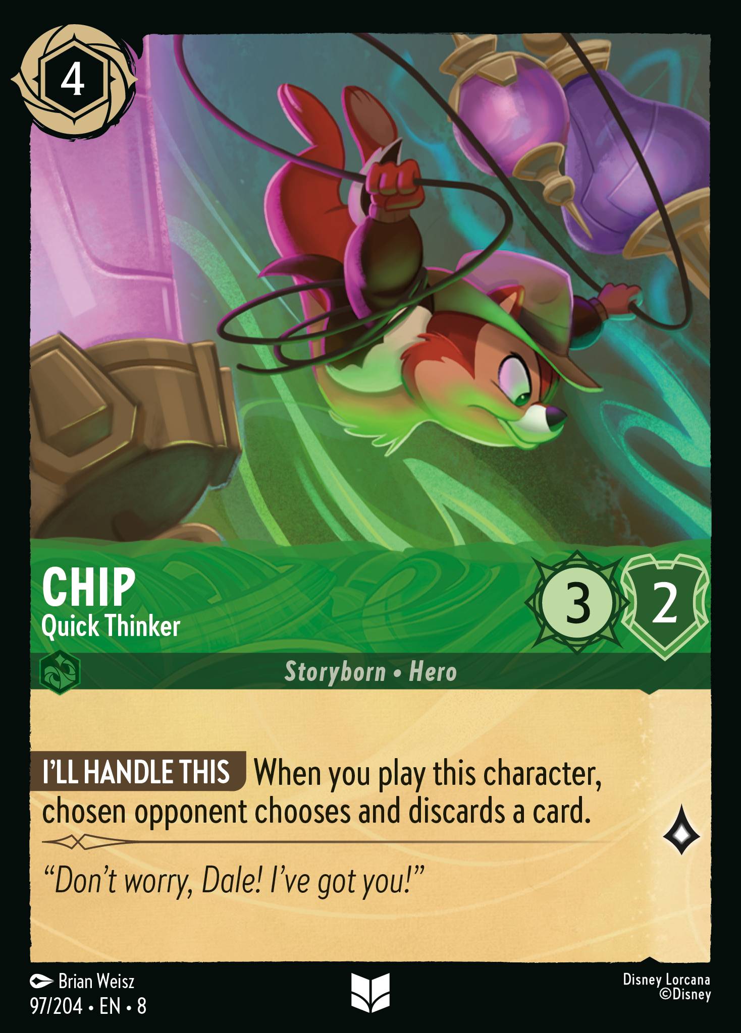 Chip - Quick Thinker (English)