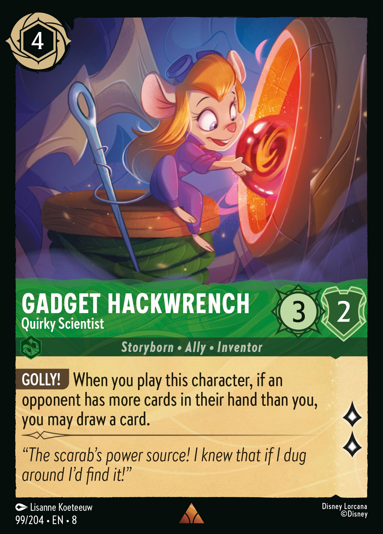 Gadget Hackwrench - Quirky Scientist (English)