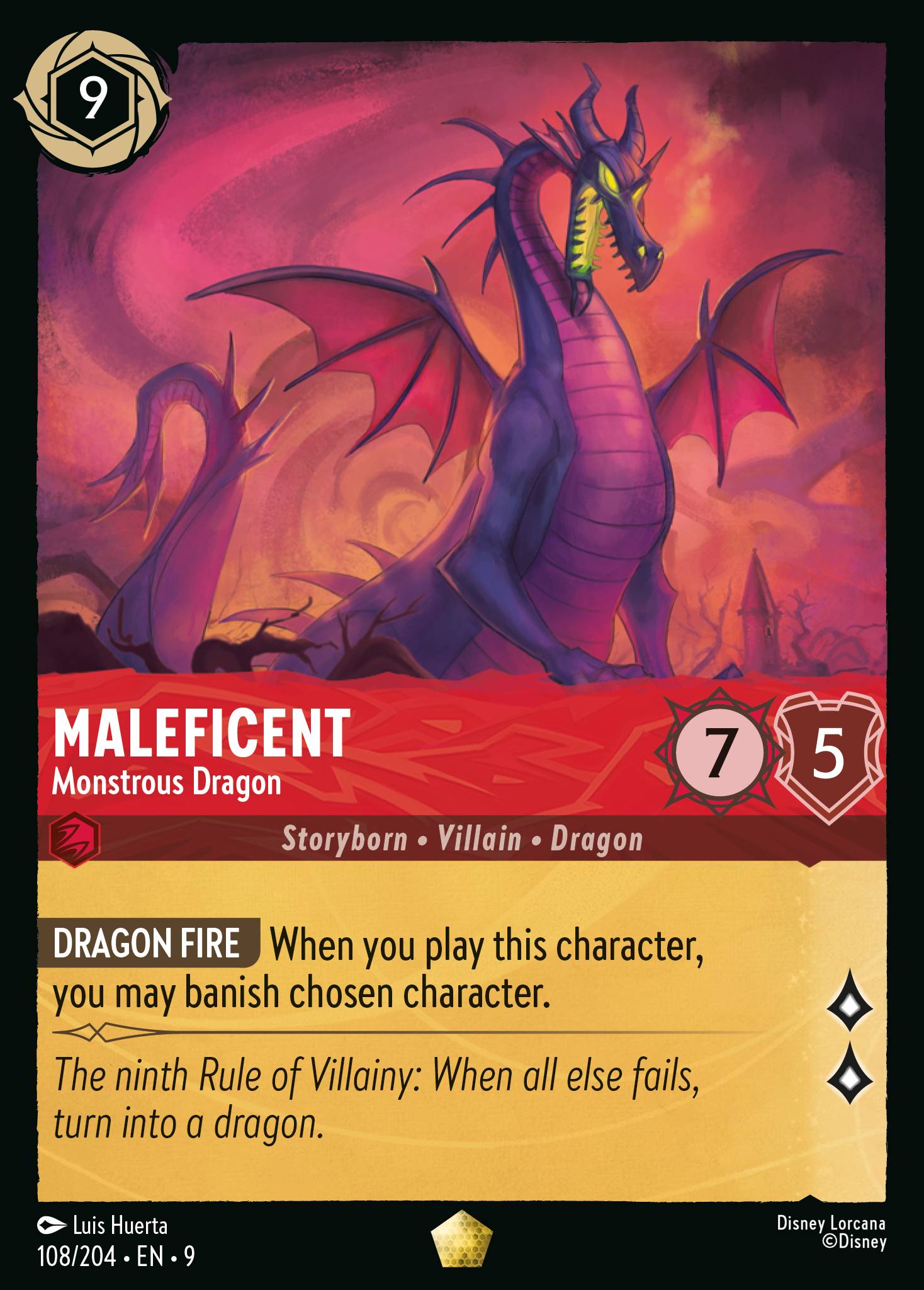 Maleficent - Monstrous Dragon (Legendary) (English)