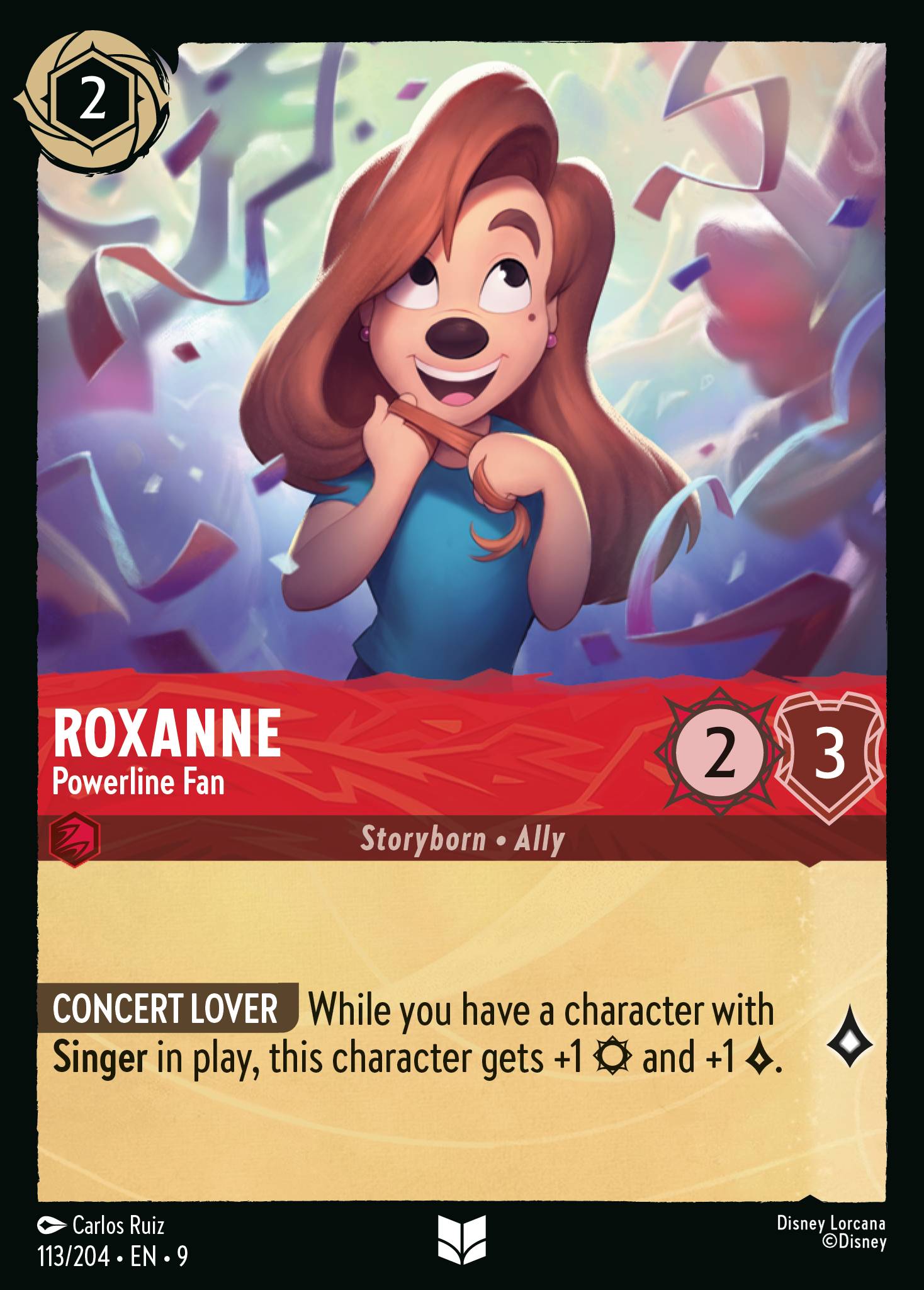 Roxanne - Powerline Fan (English)