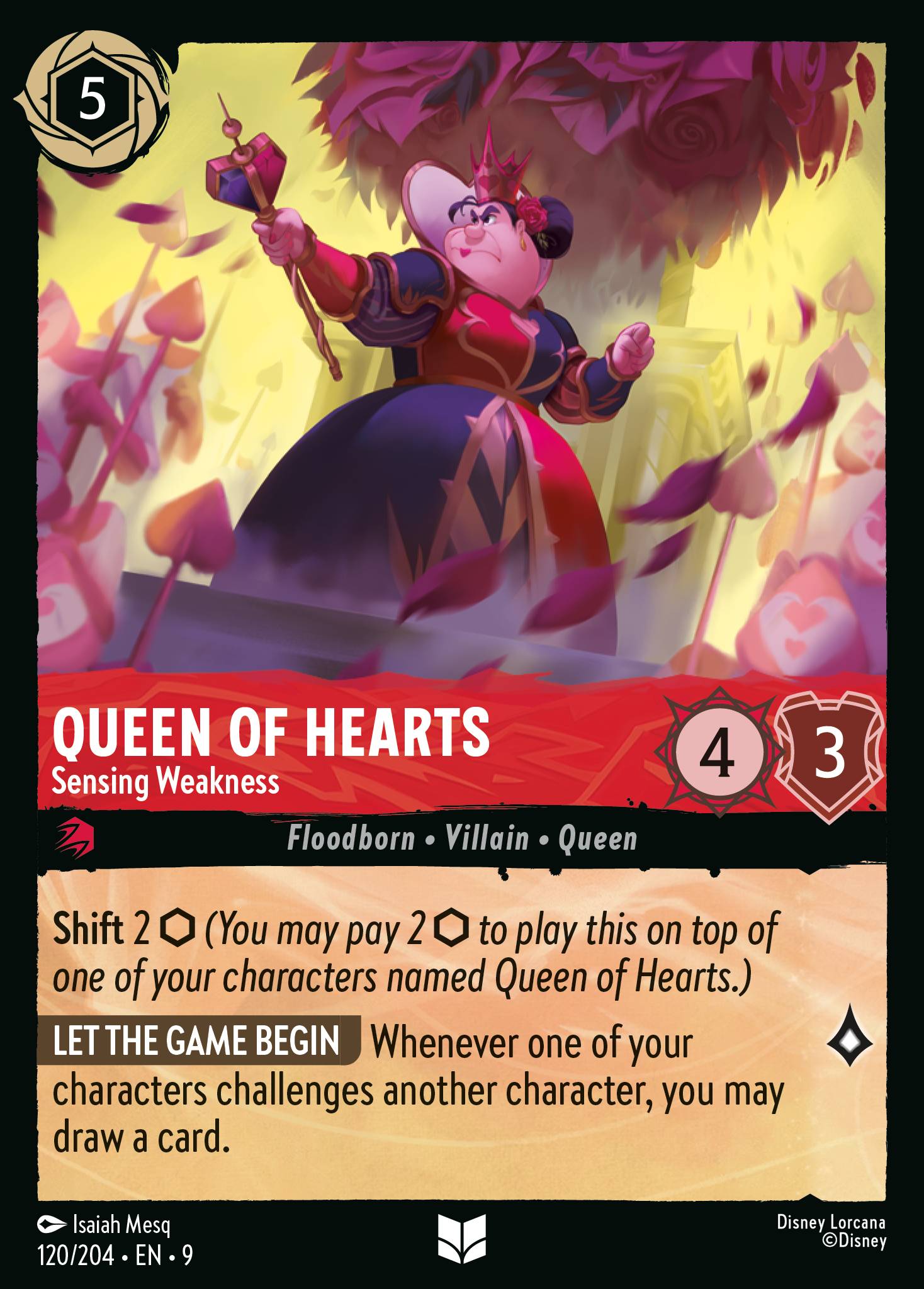 Queen of Hearts - Sensing Weakness (English)