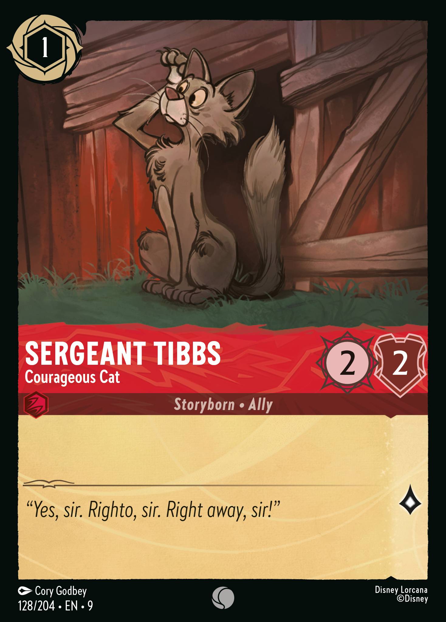 Sergeant Tibbs - Courageous Cat (English)
